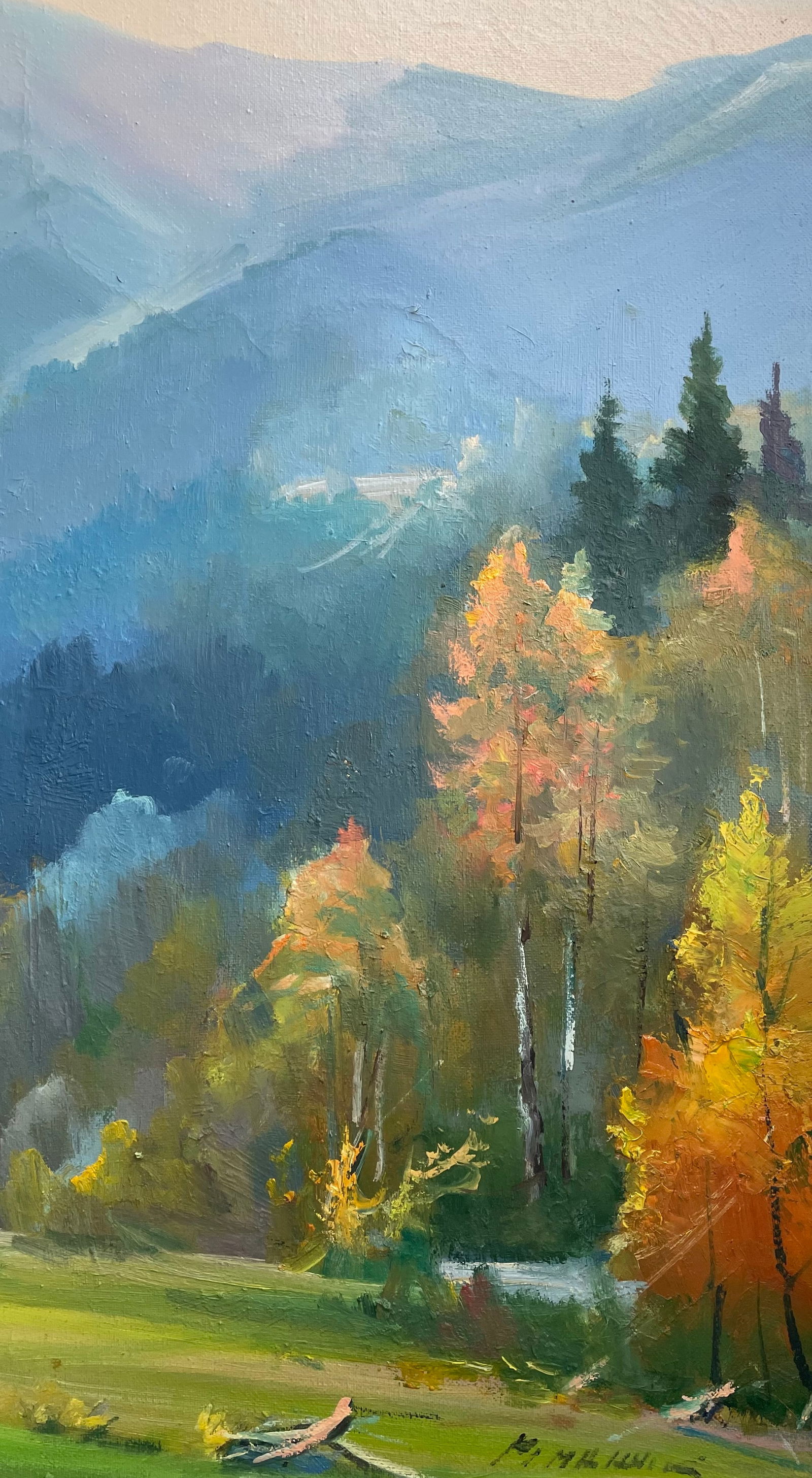 Oil painting Mountains Ivan Romanyuk - 5