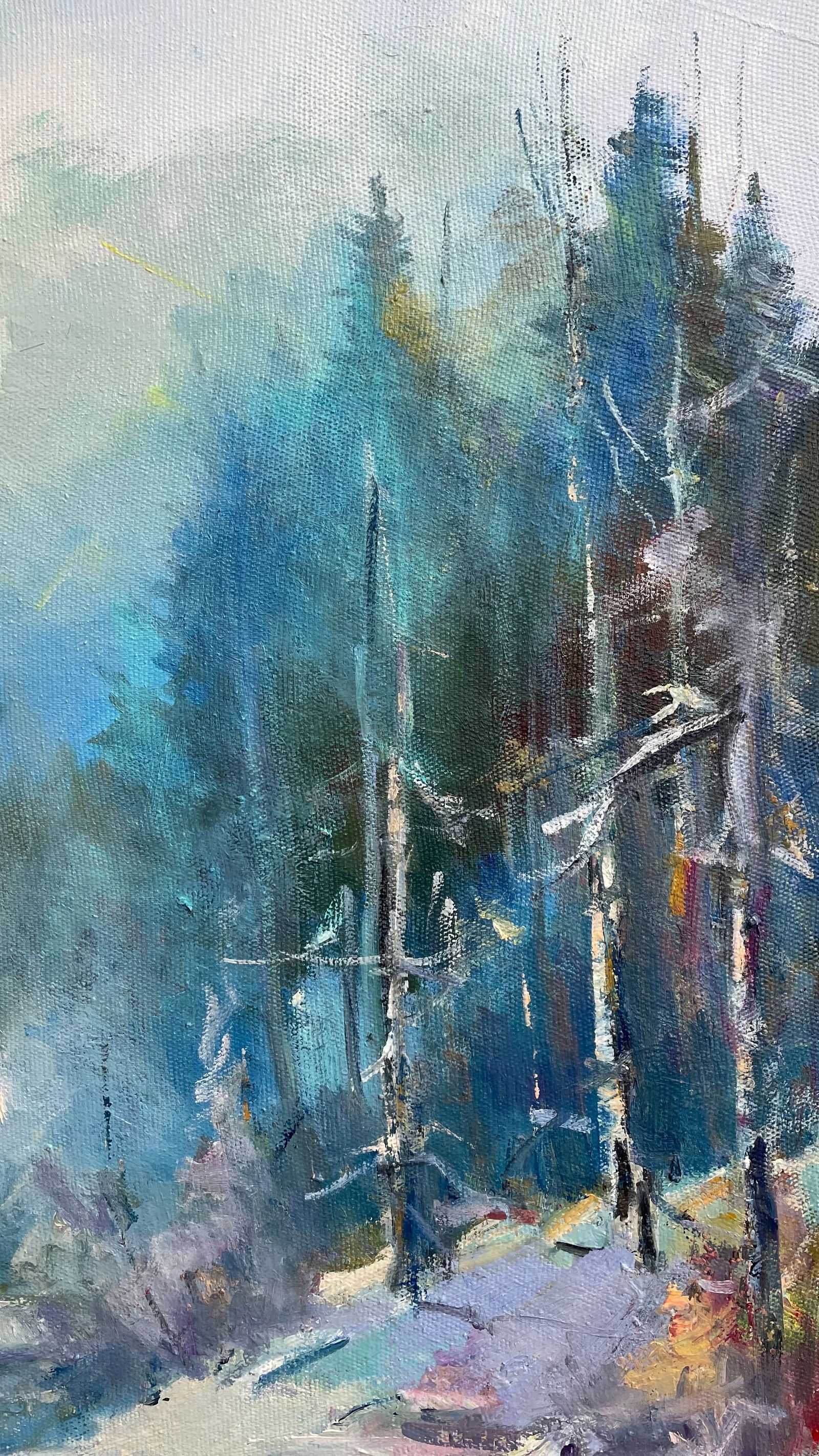 Oil painting Deep winter Ivan Romanyuk - 4