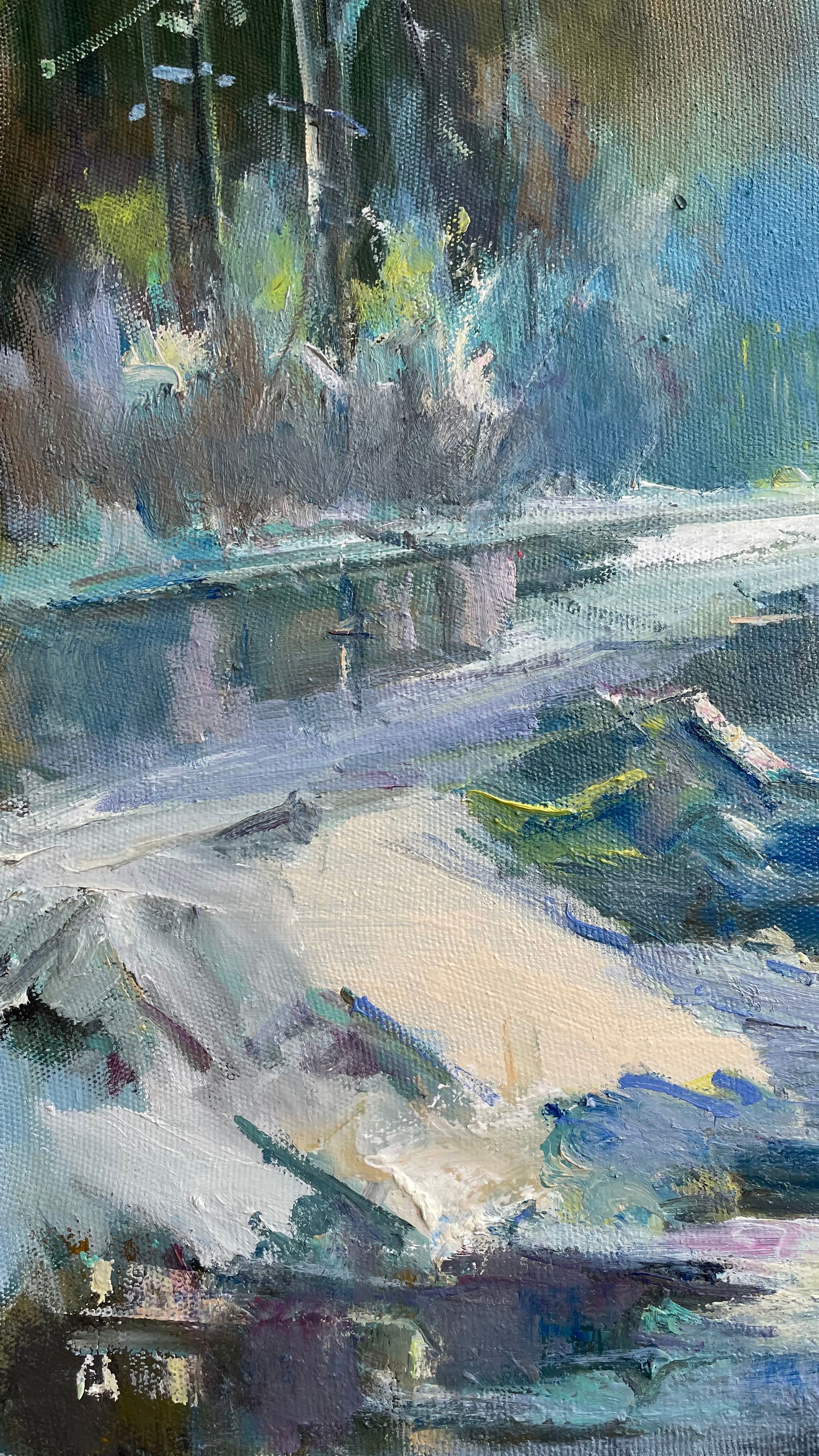 Oil painting Deep winter Ivan Romanyuk - 5