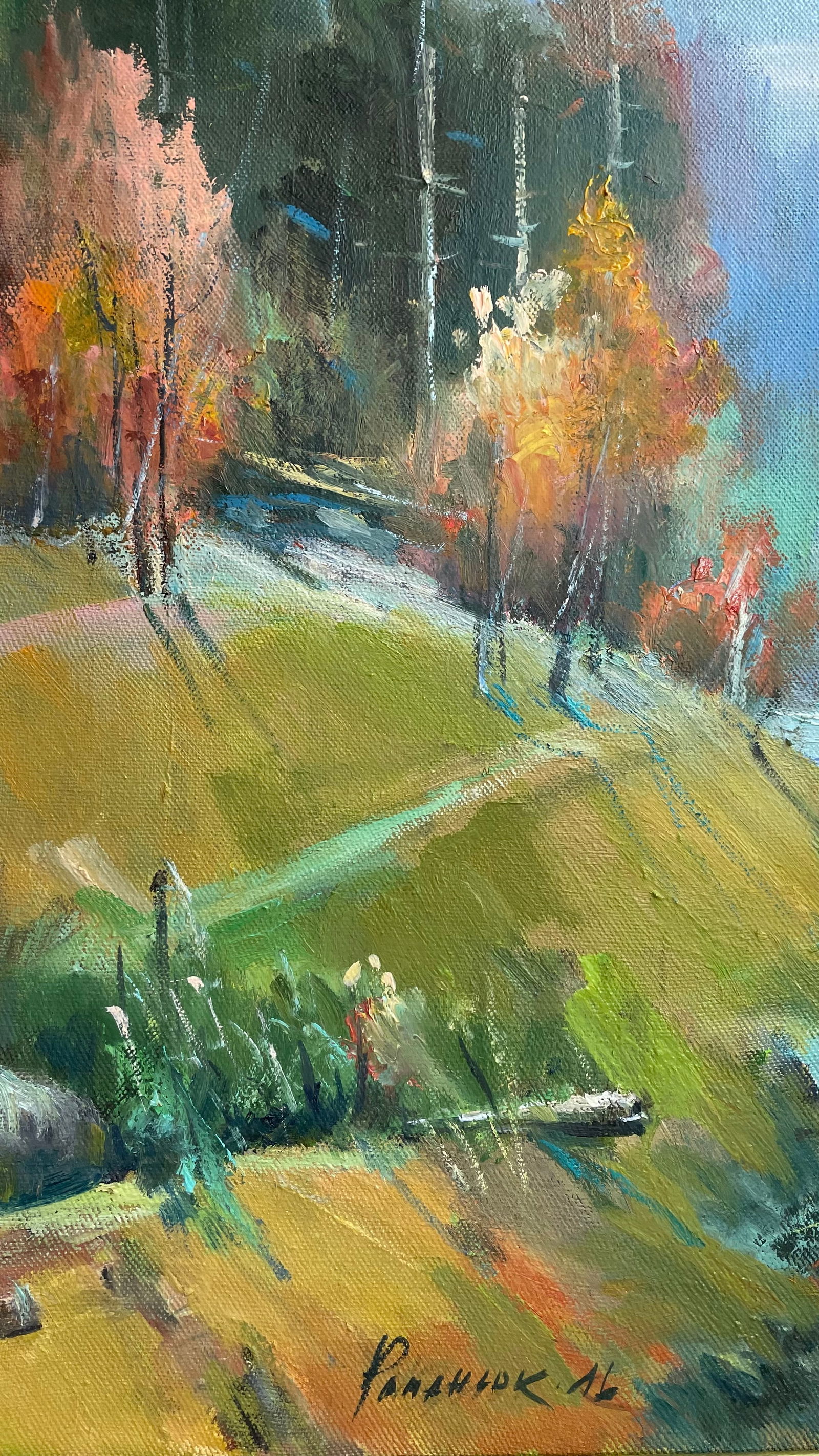 Oil painting River Ivan Romanyuk - 3