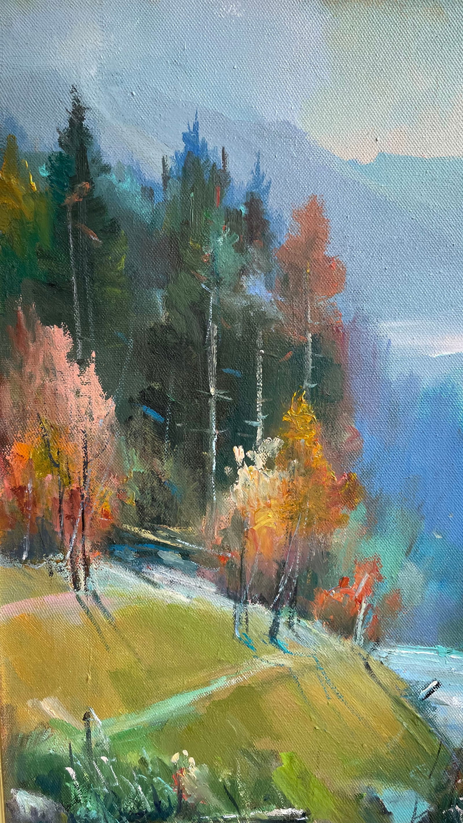 Oil painting River Ivan Romanyuk - 4