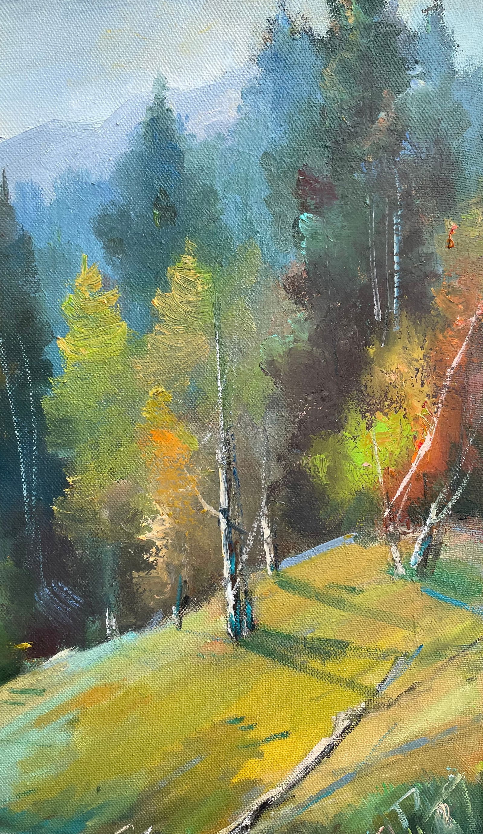 Oil painting River Ivan Romanyuk - 5