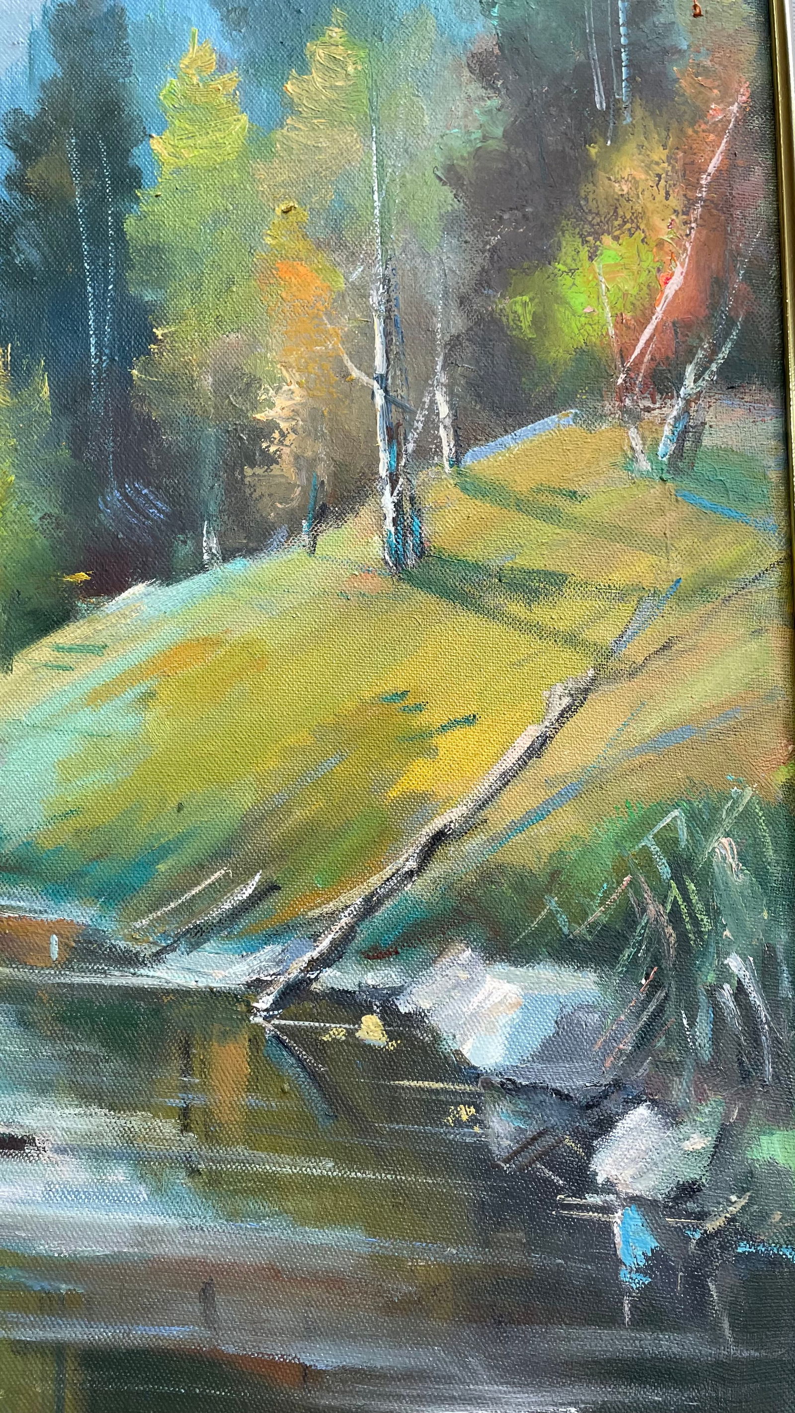 Oil painting River Ivan Romanyuk - 8