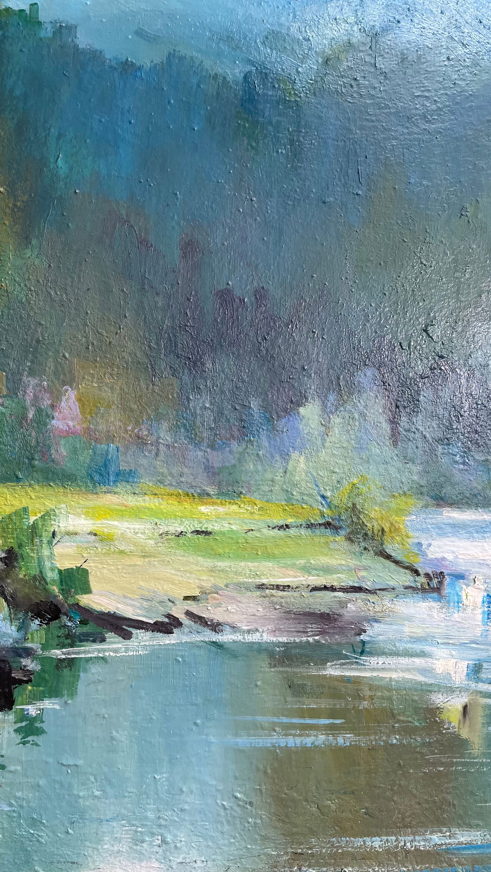 Oil painting River Ivan Romanyuk - 5