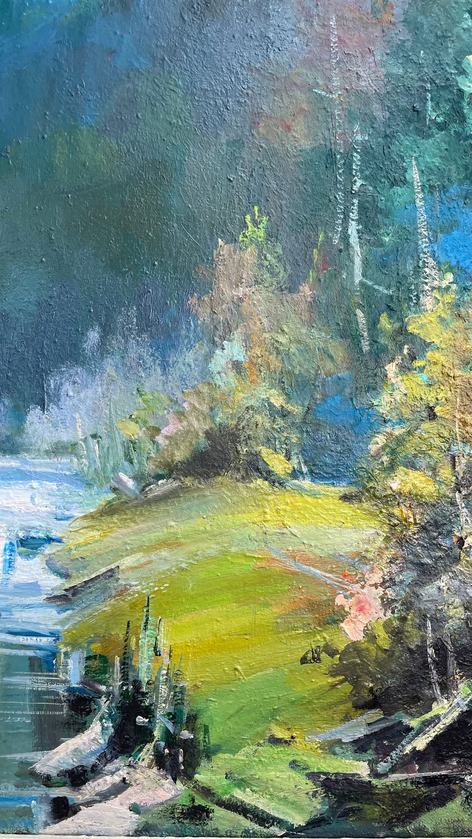 Oil painting River Ivan Romanyuk - 6