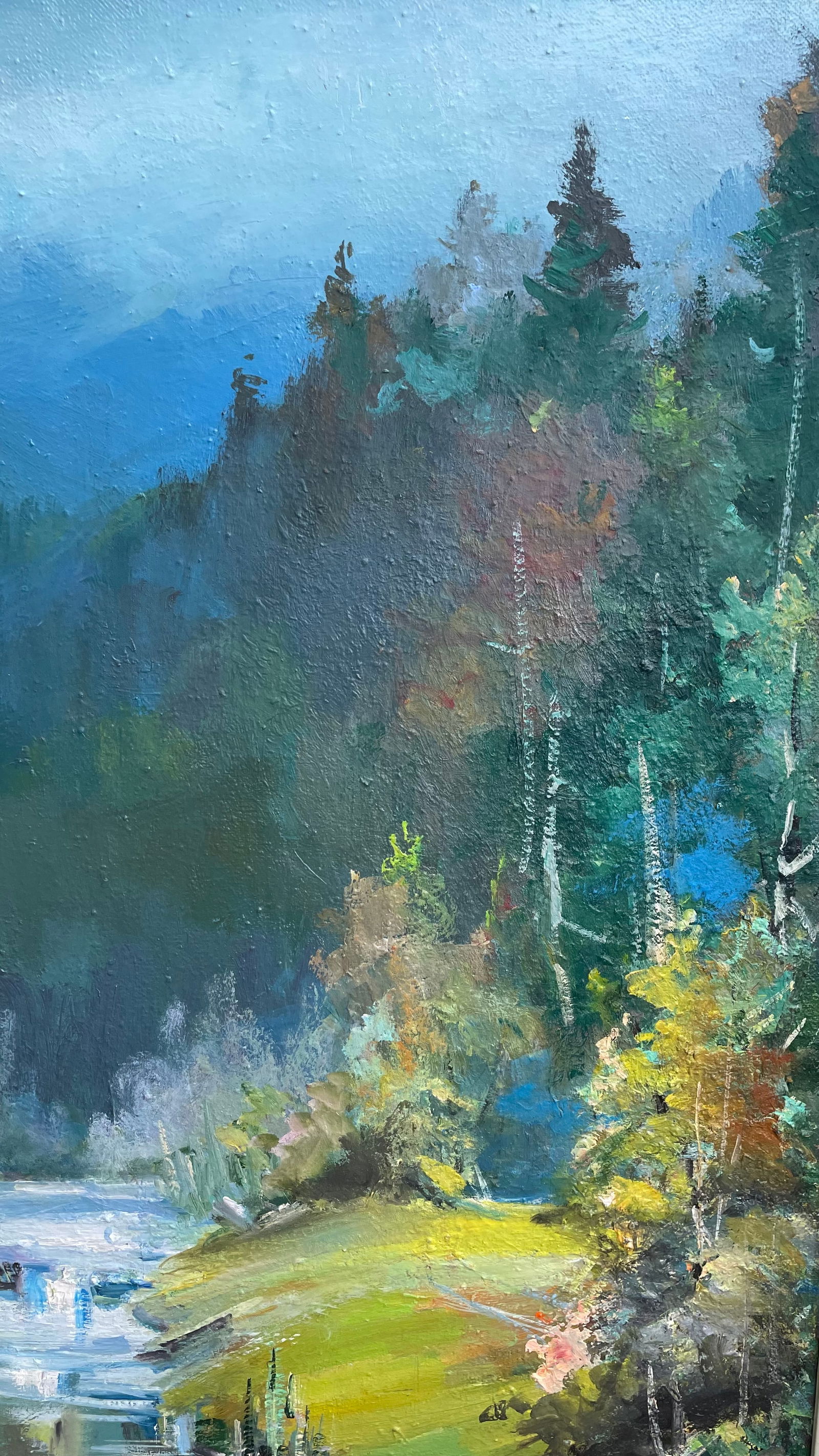 Oil painting River Ivan Romanyuk - 7