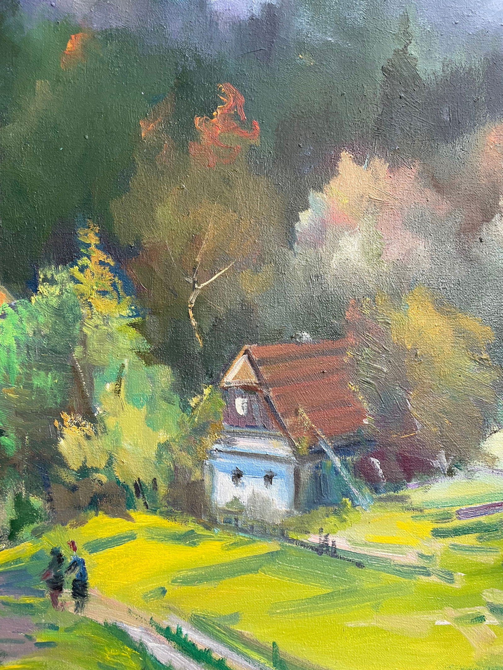 Oil painting Mountain rural Ivan Romanyuk - 7