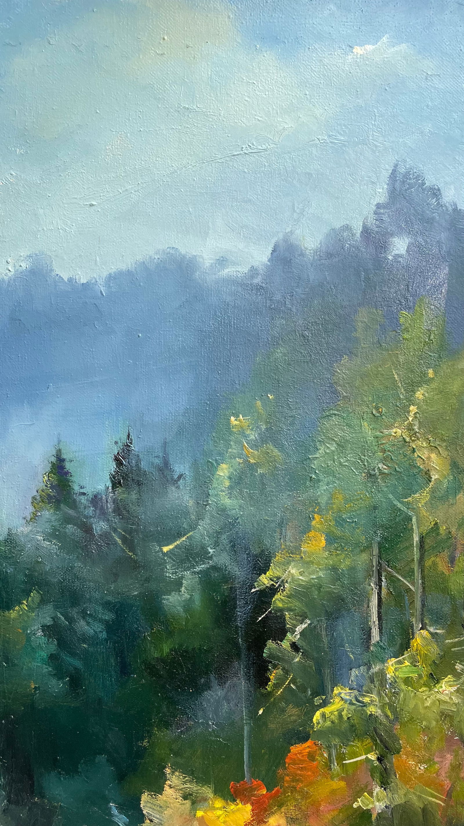 Oil painting Foggy day Ivan Romanyuk - 4