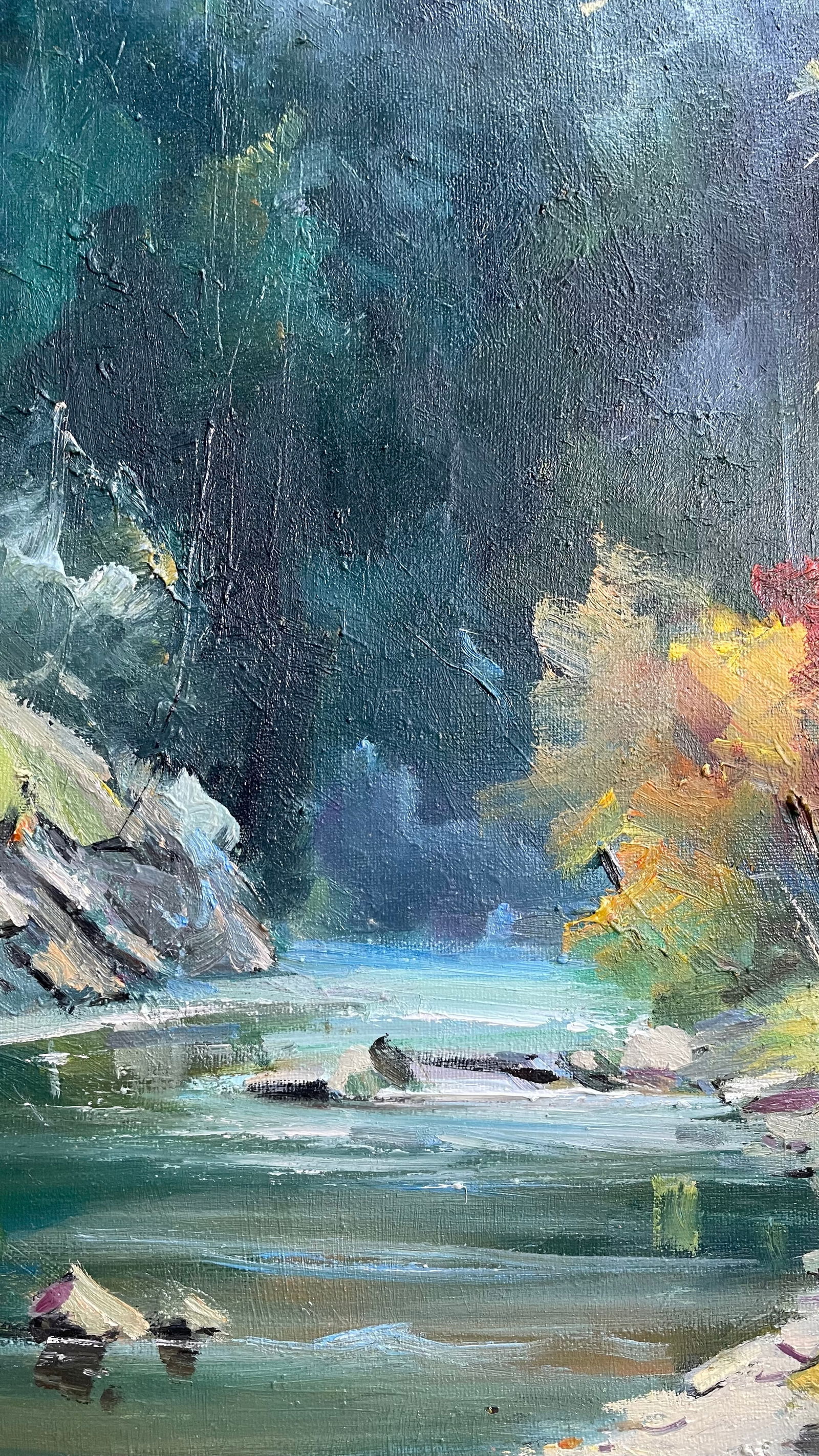 Oil painting Foggy day Ivan Romanyuk - 6