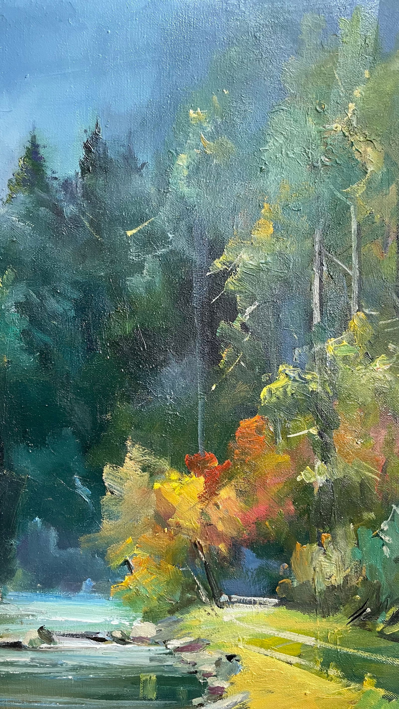 Oil painting Foggy day Ivan Romanyuk - 8