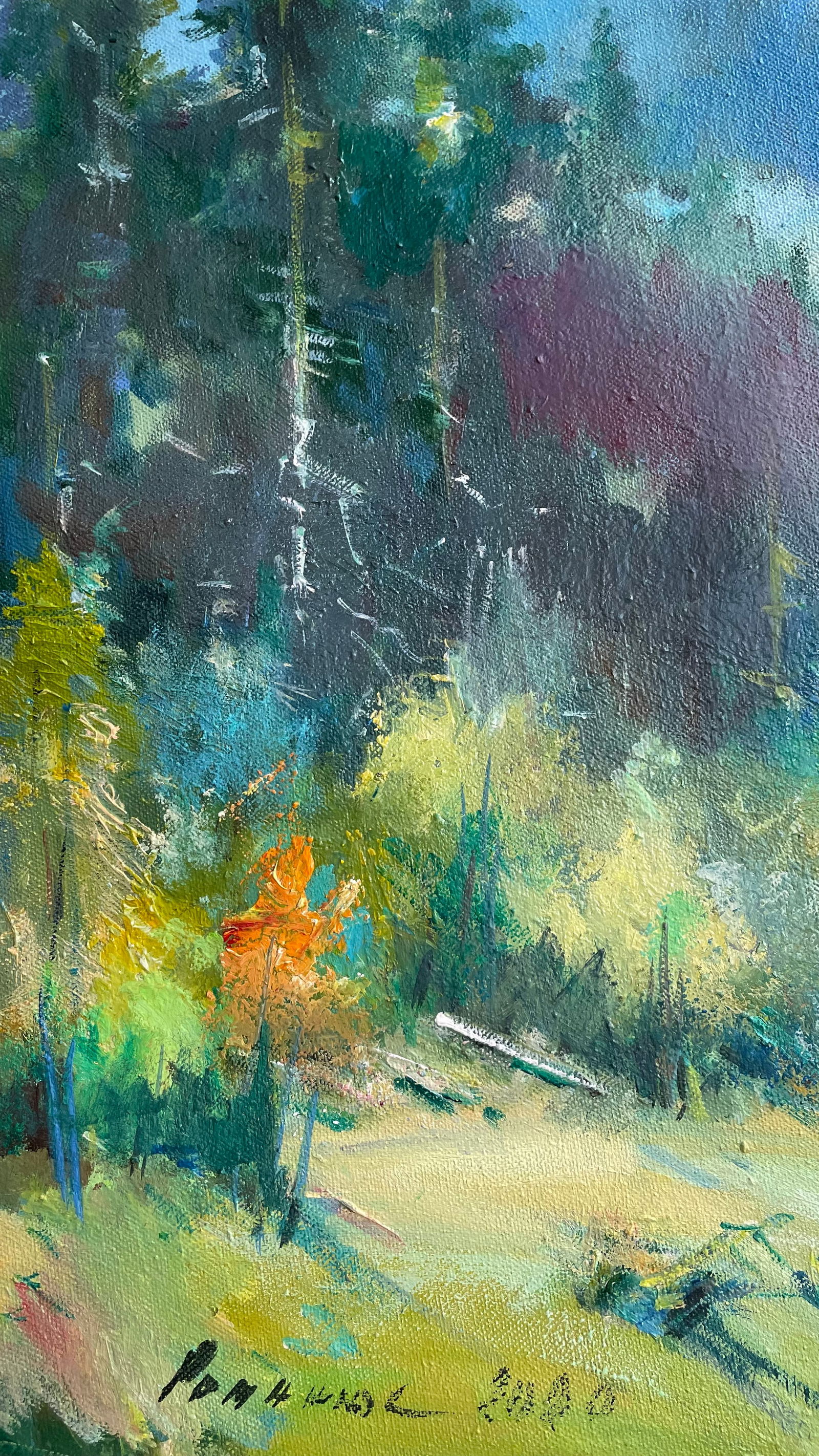 Oil painting Hills Ivan Romanyuk - 6