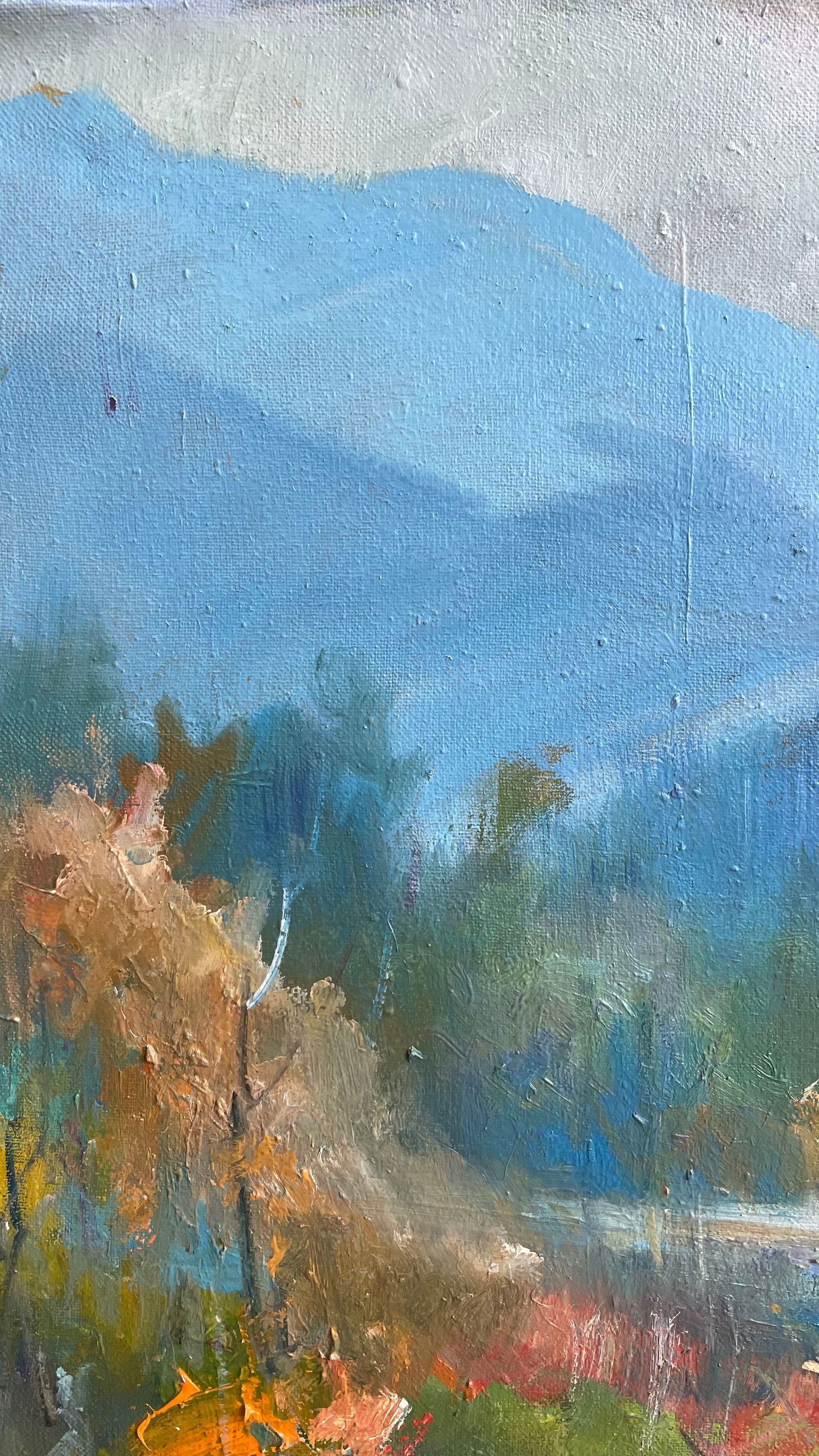 Oil painting River rapids Ivan Romanyuk - 2