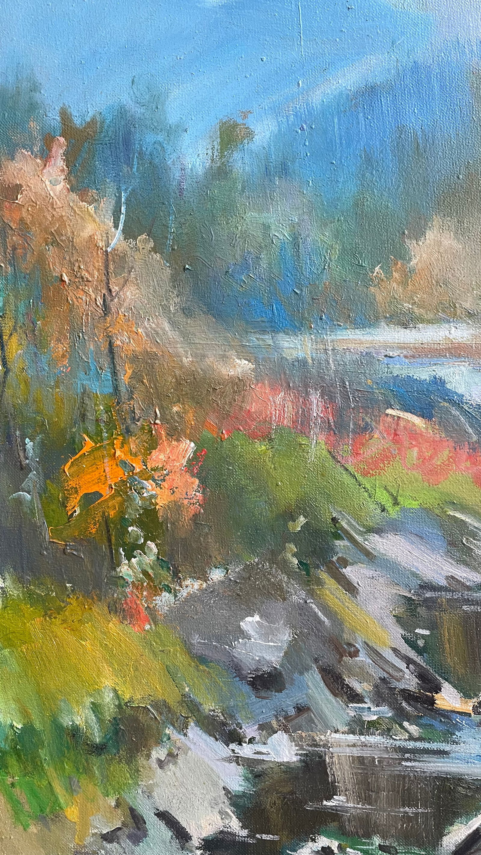 Oil painting River rapids Ivan Romanyuk - 7