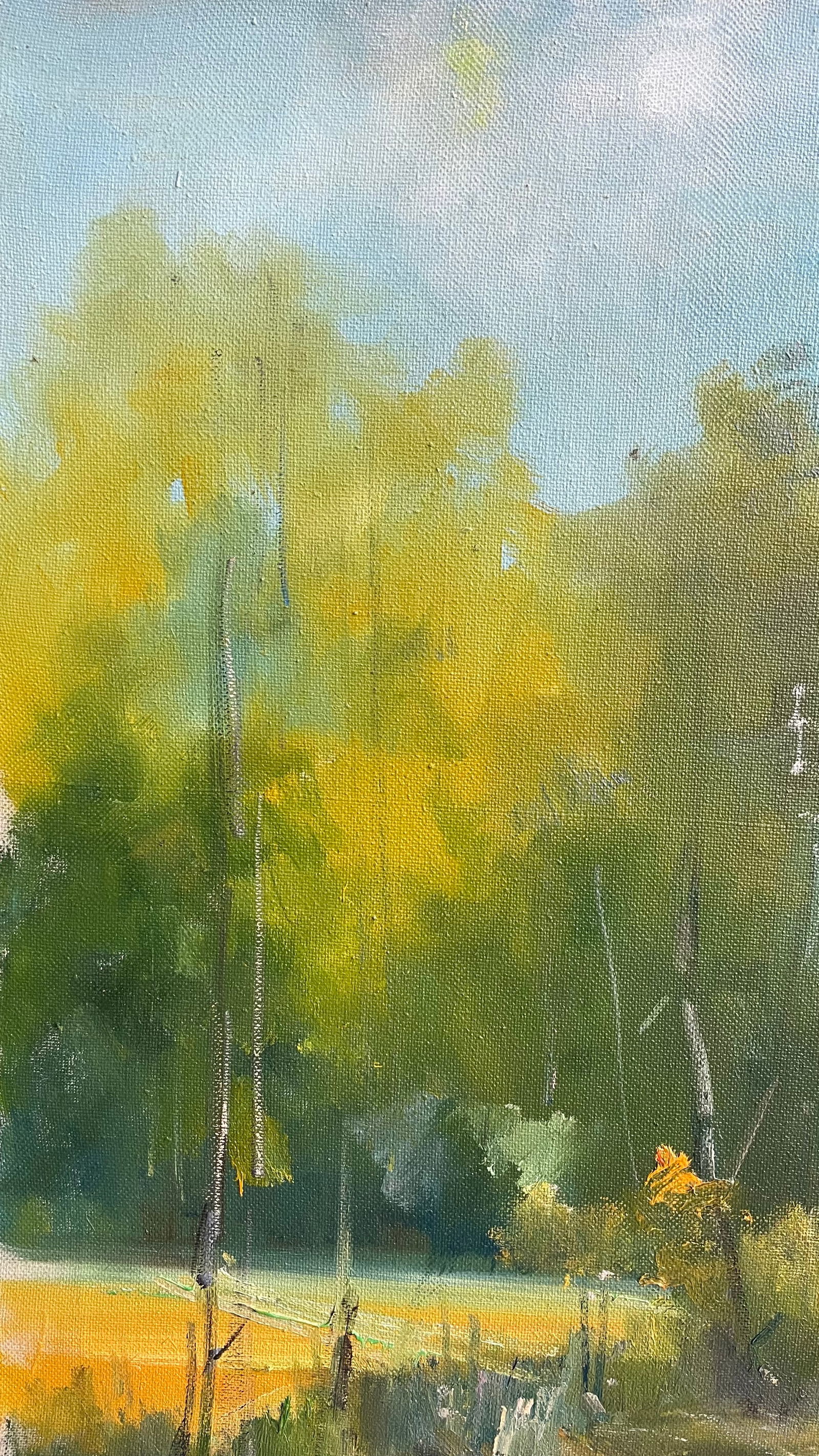 Oil painting Yellow trees Ivan Romanyuk - 2