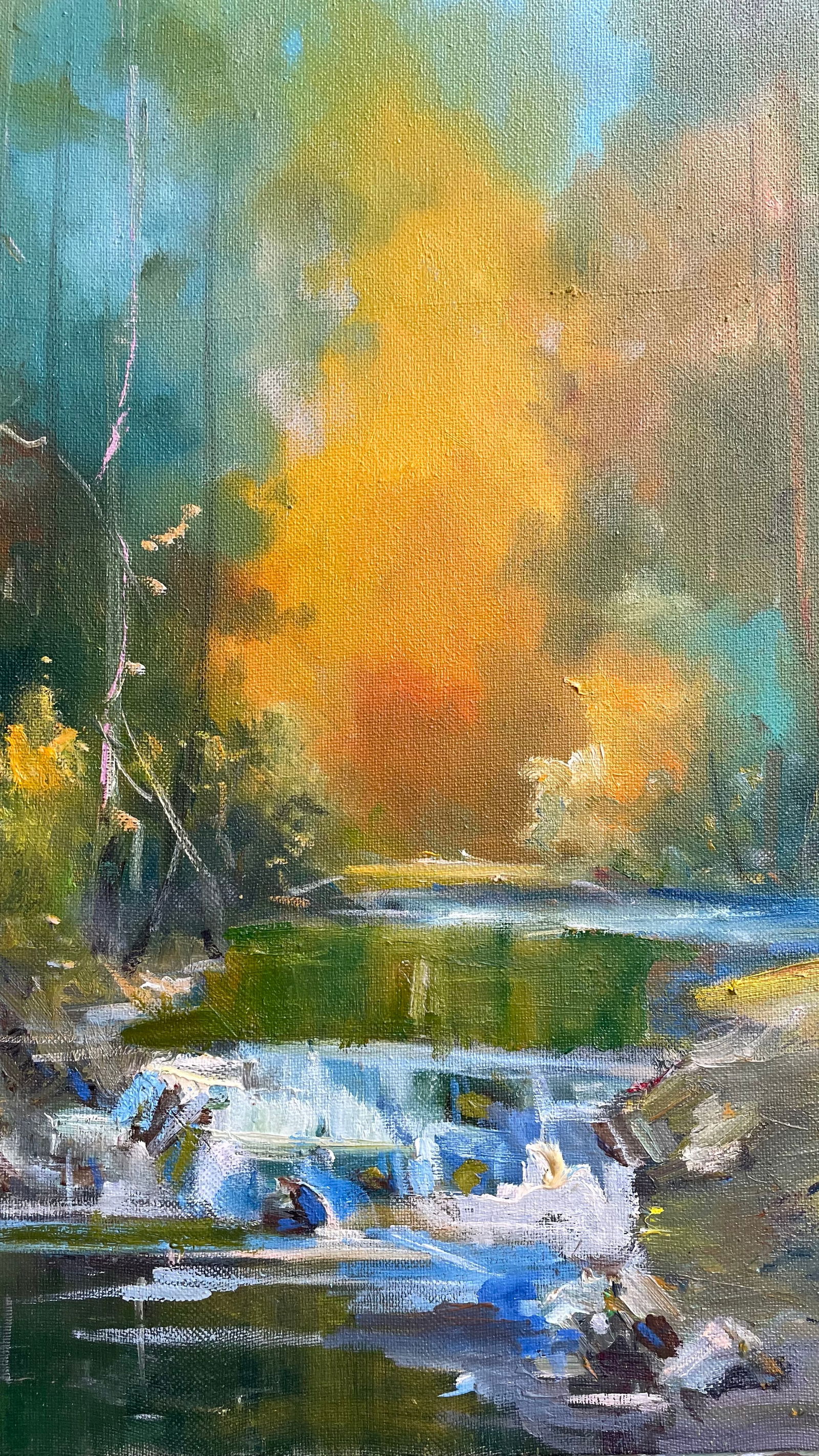 Oil painting Yellow trees Ivan Romanyuk - 6