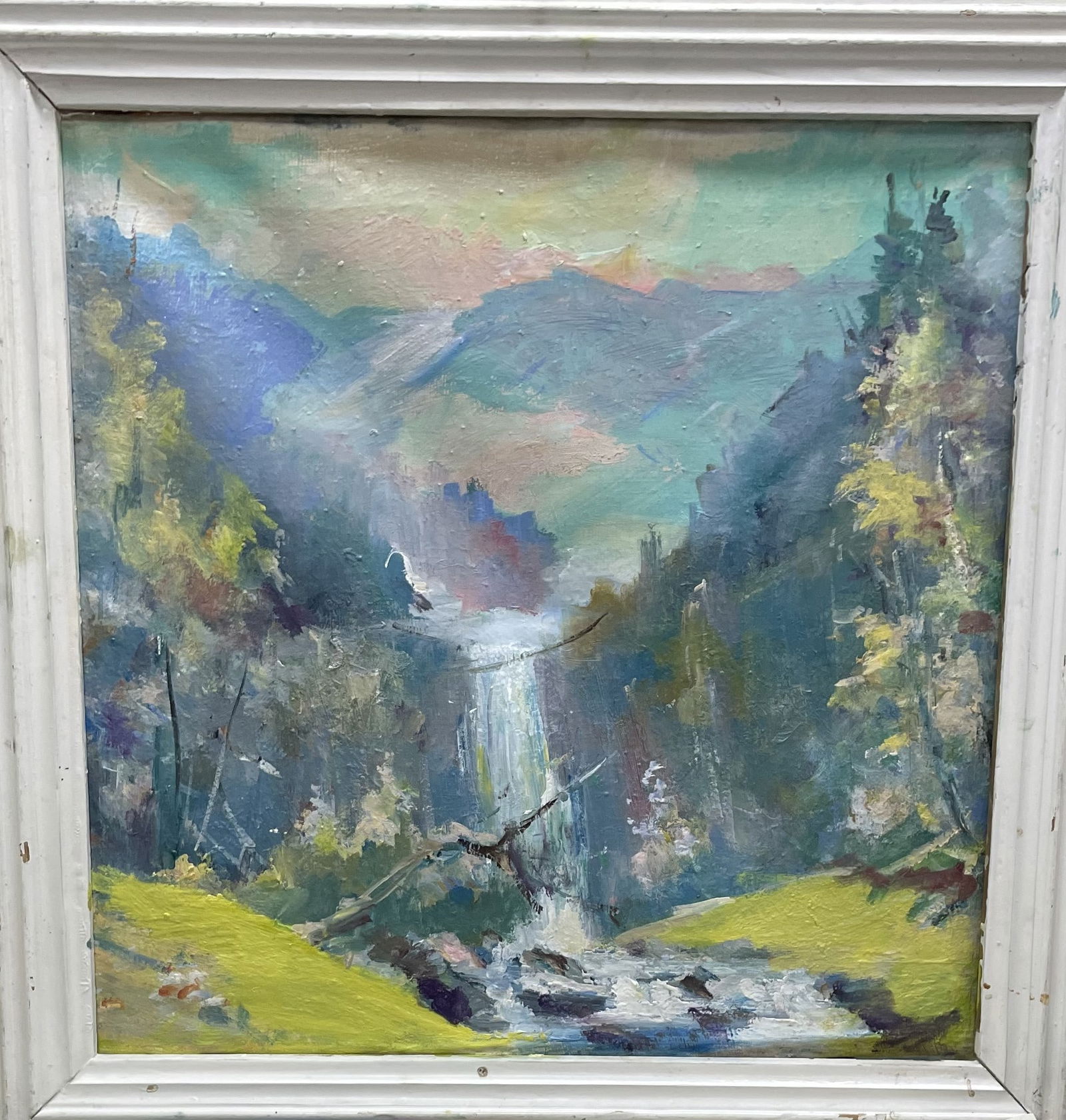 Oil painting Waterfall Ivan Romanyuk - 2