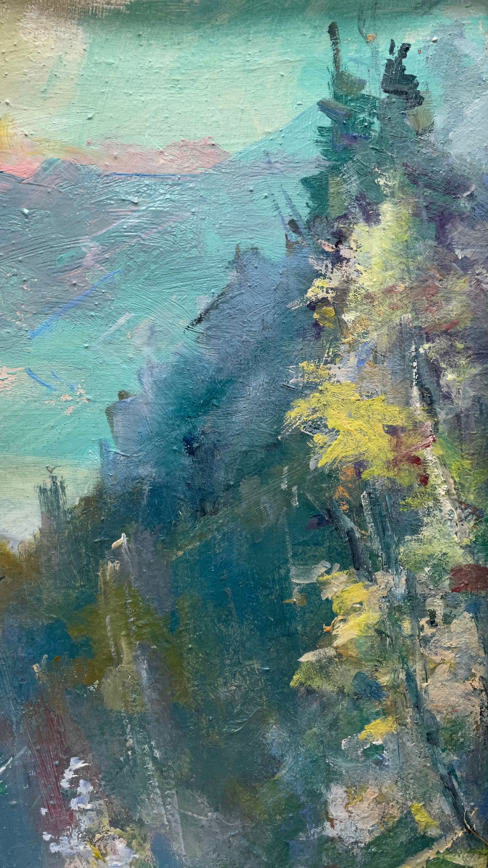 Oil painting Waterfall Ivan Romanyuk - 5