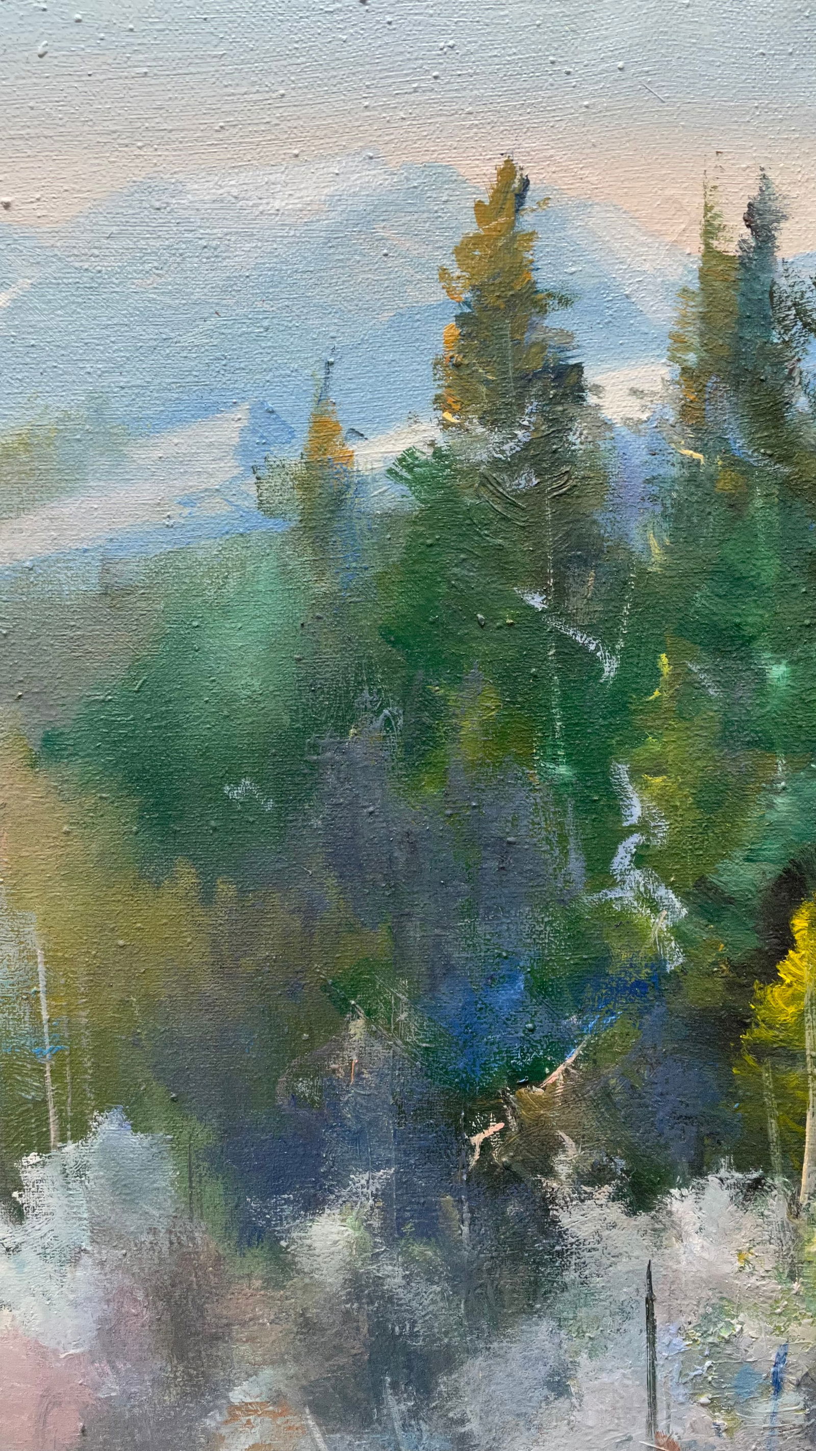 Oil painting Mountain snow Ivan Romanyuk - 2