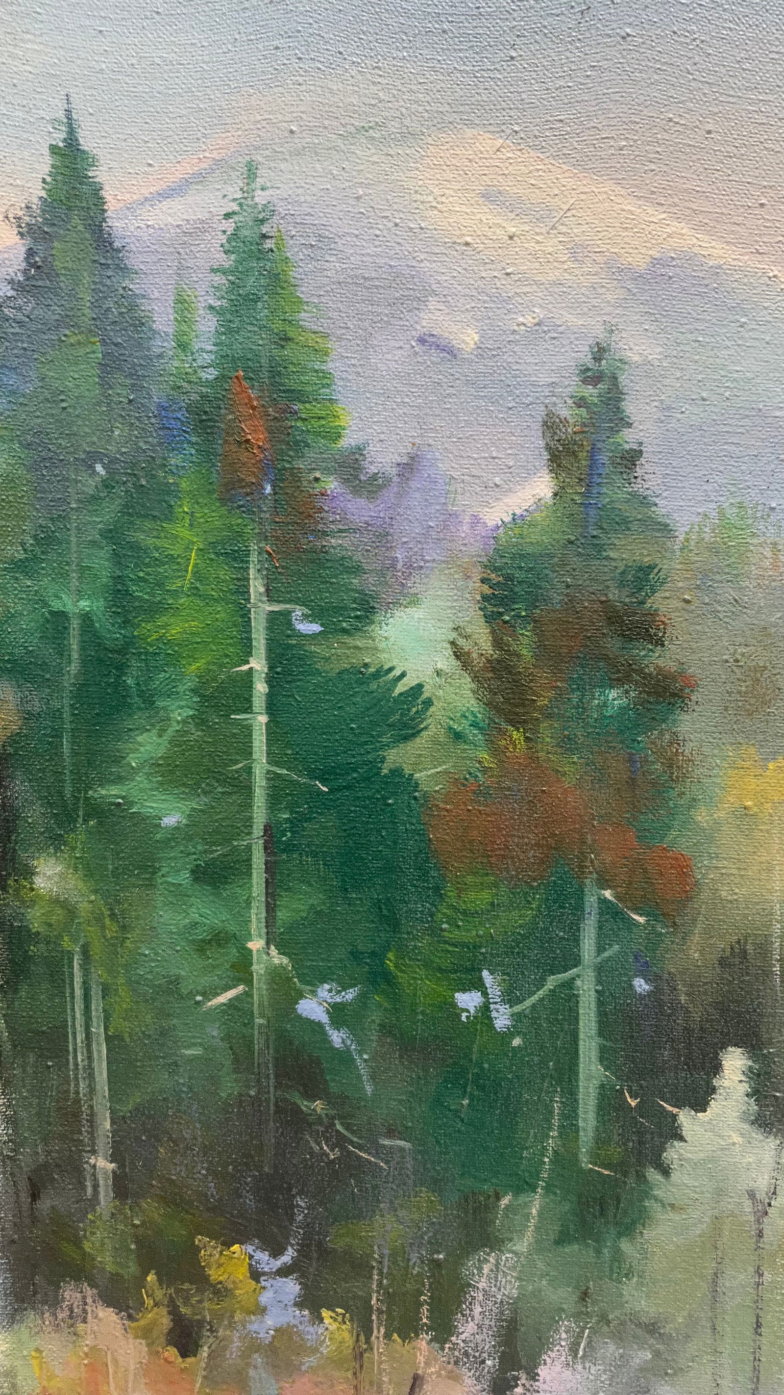 Oil painting Mountain snow Ivan Romanyuk - 4