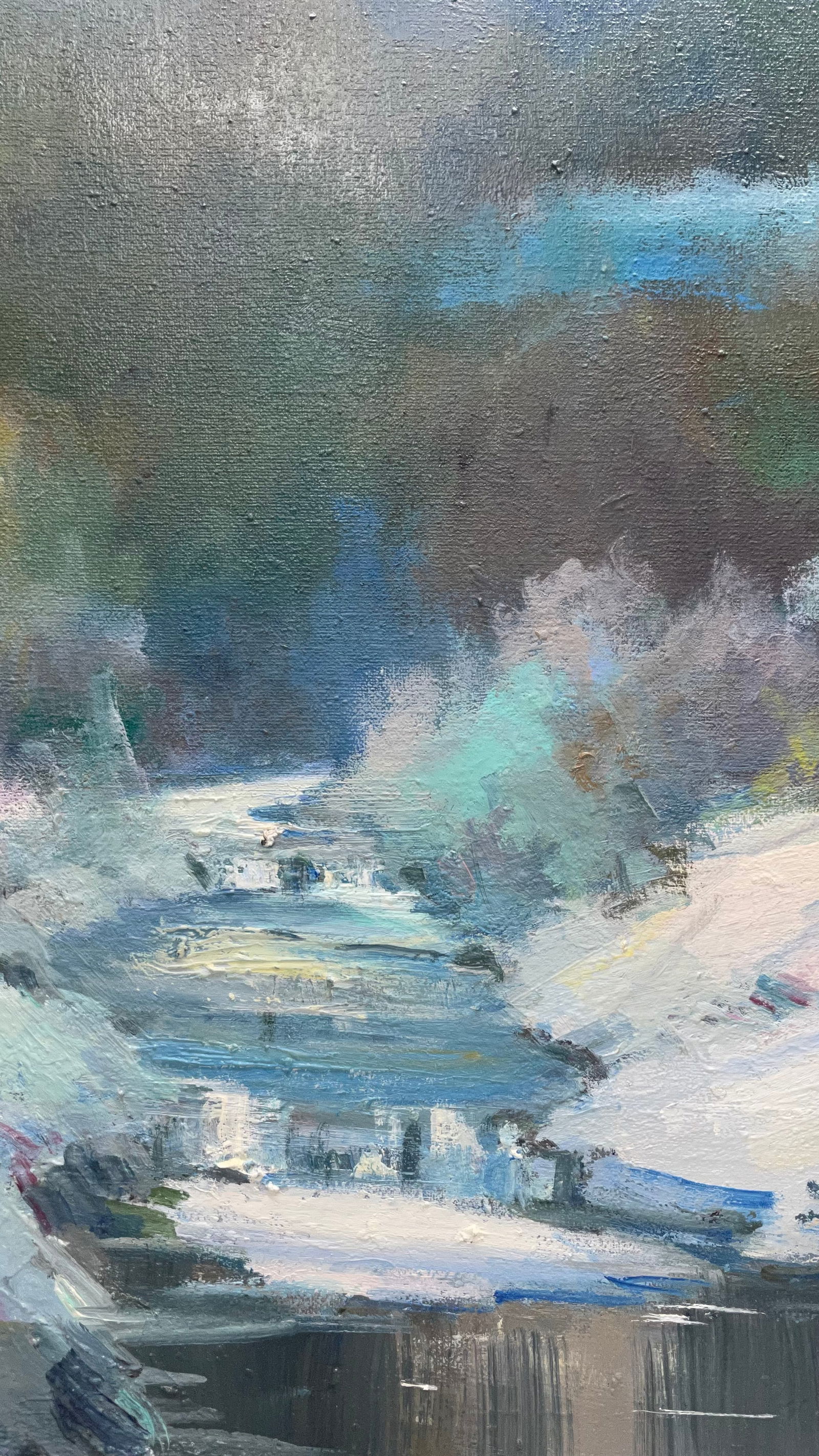 Oil painting Mountain snow Ivan Romanyuk - 6