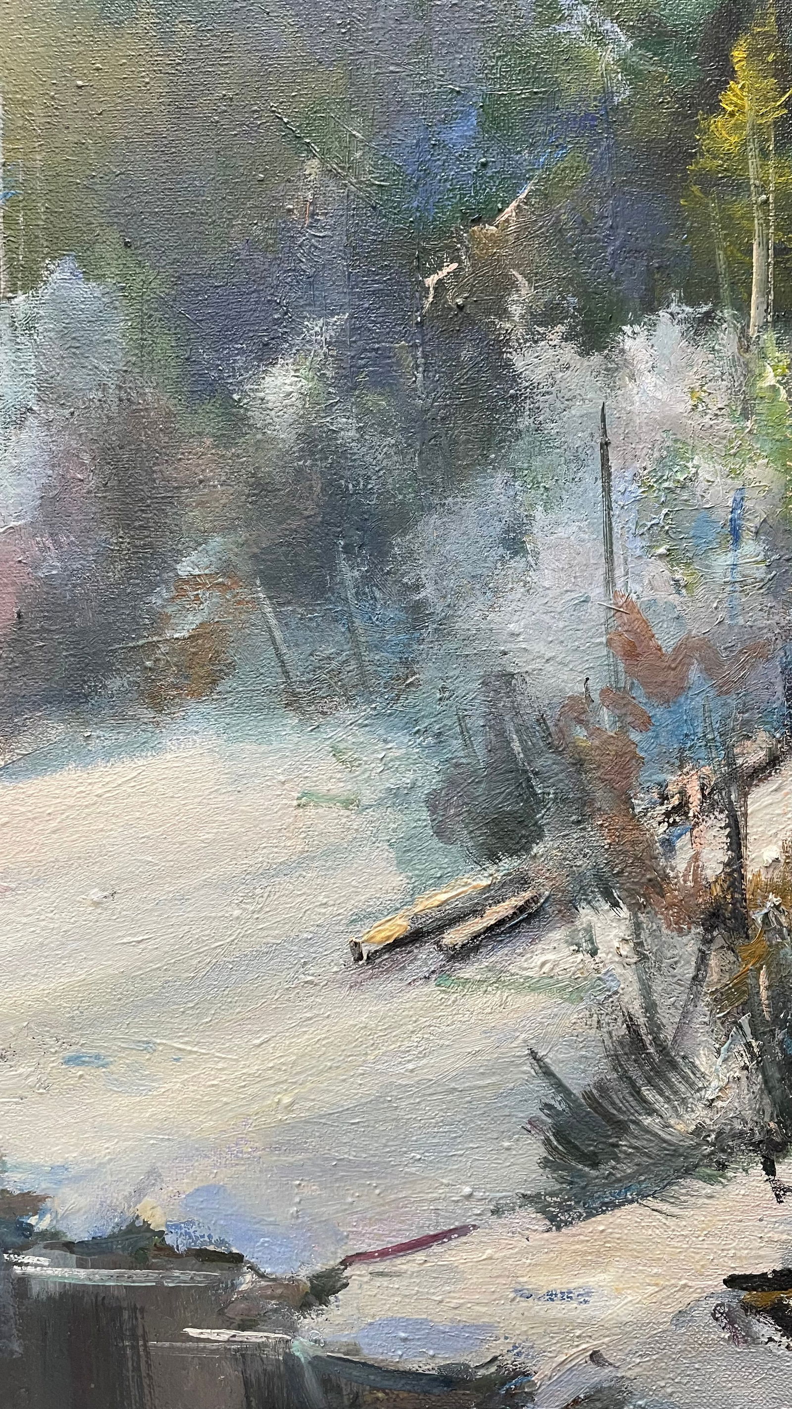 Oil painting Mountain snow Ivan Romanyuk - 7