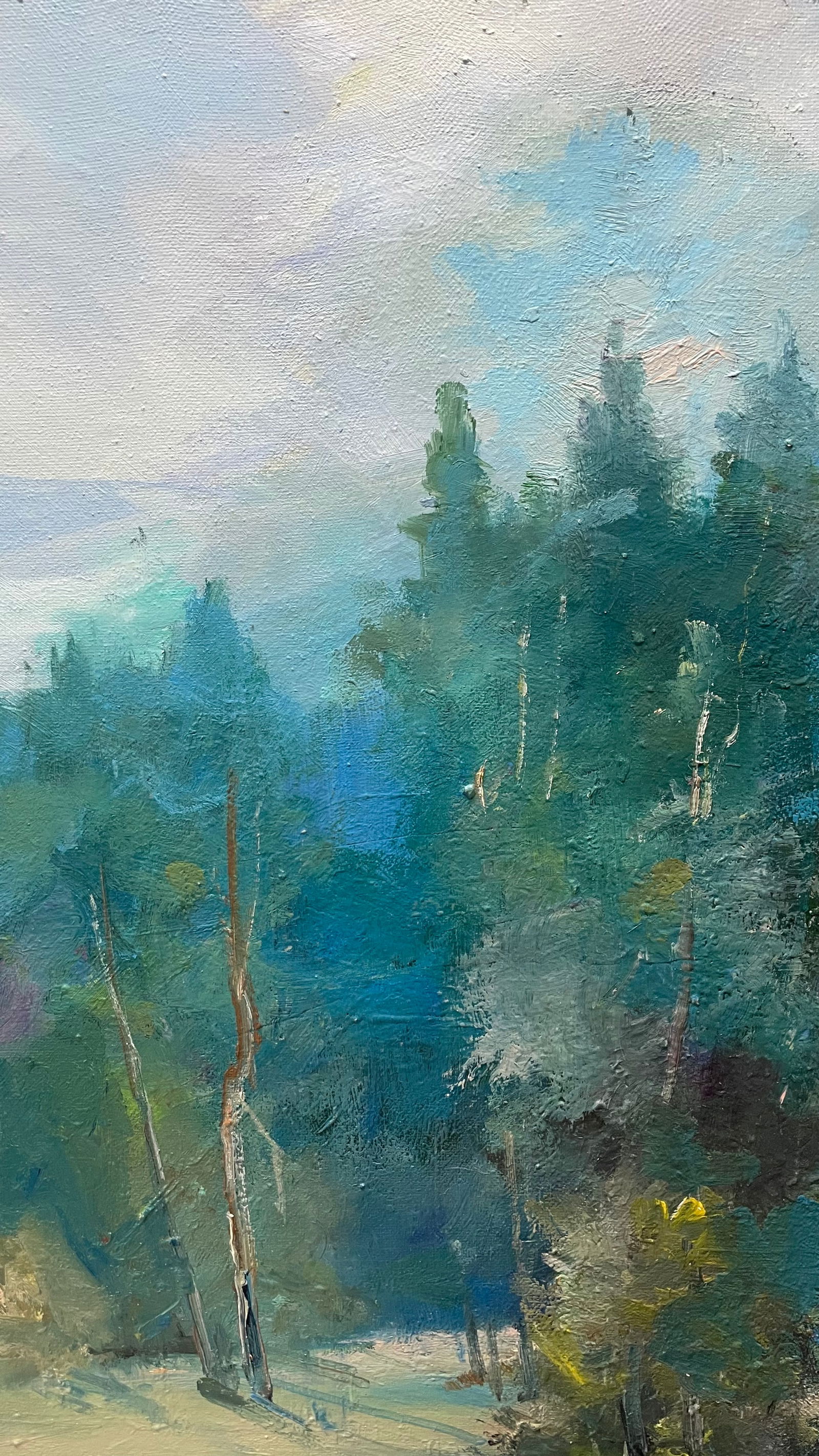 Oil painting Mountain path Ivan Romanyuk - 2