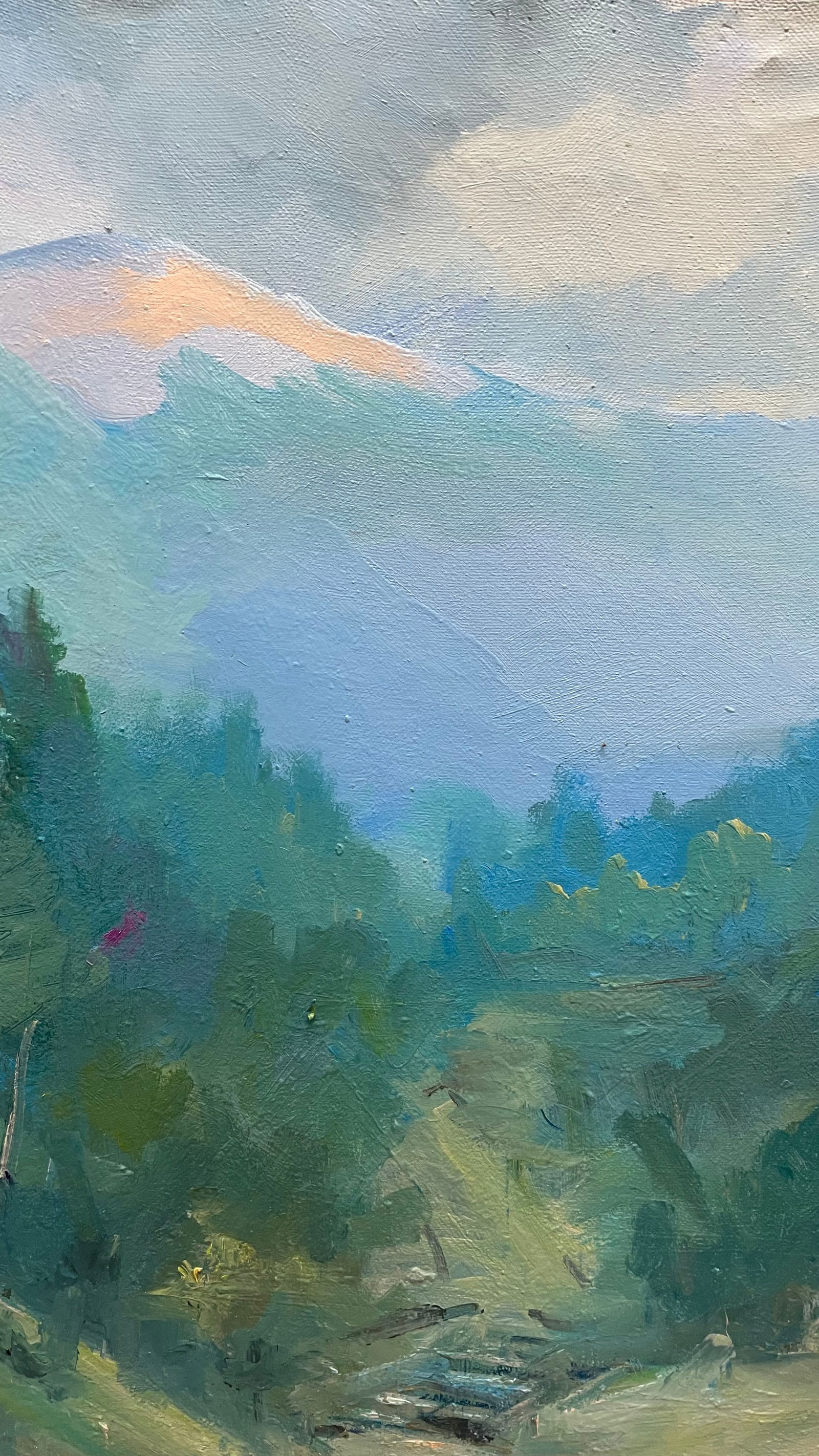 Oil painting Mountain path Ivan Romanyuk - 3