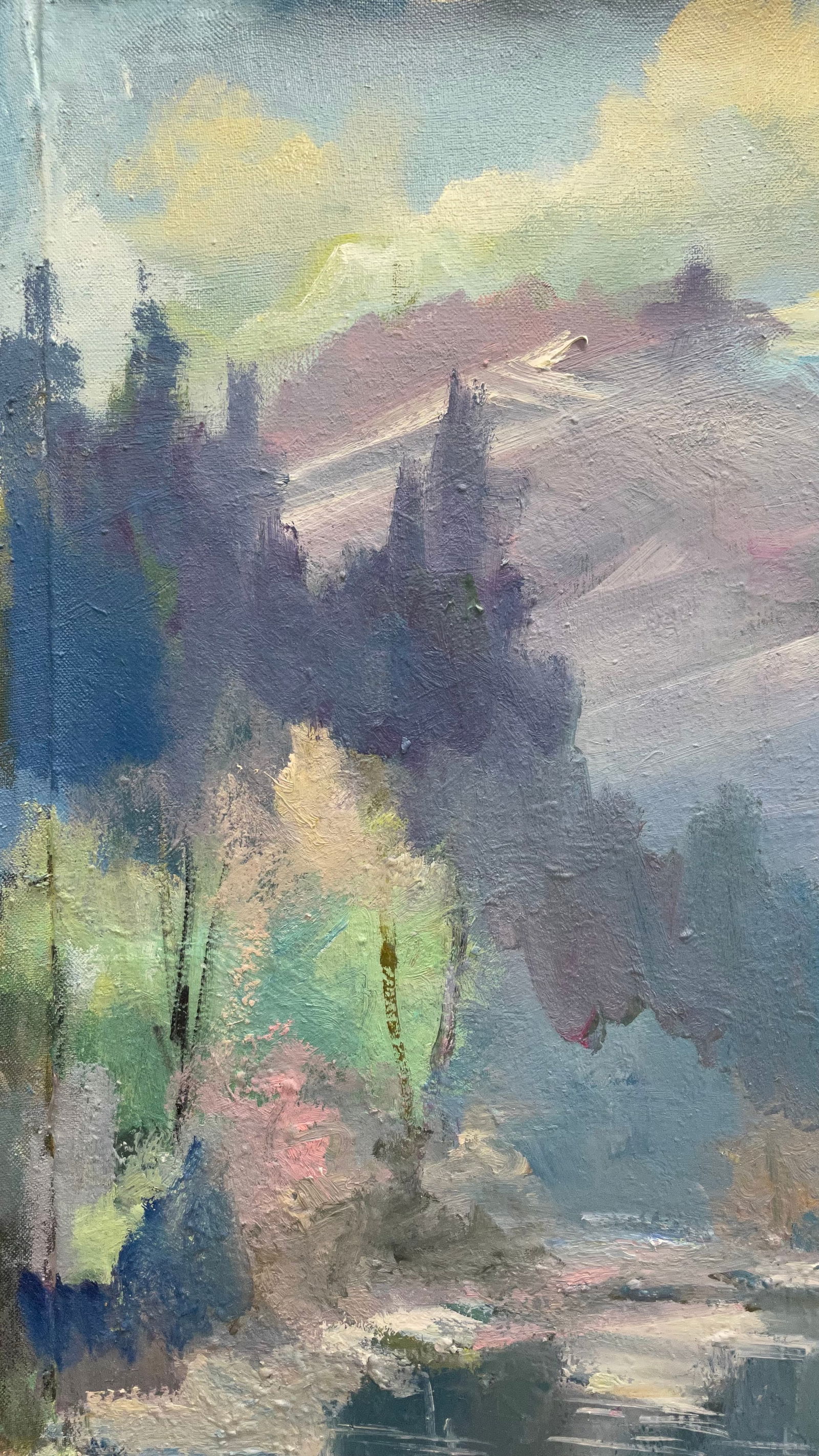 Oil painting Mountain's fog Ivan Romanyuk - 2