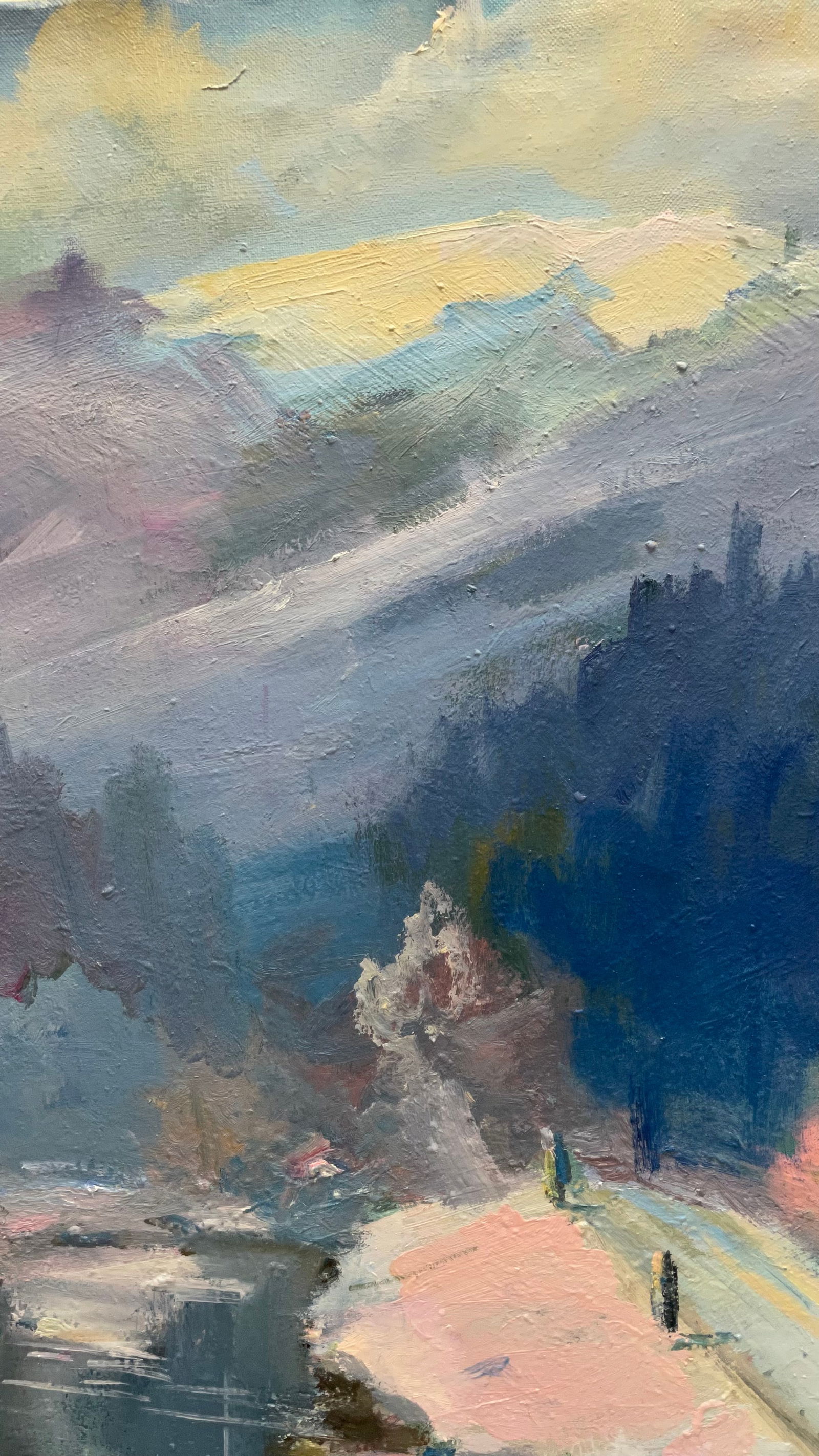 Oil painting Mountain's fog Ivan Romanyuk - 3