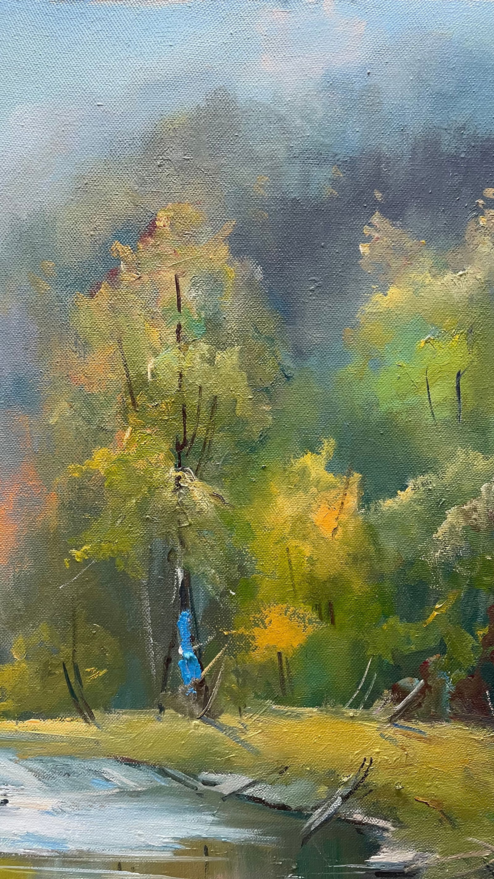 Oil painting Distant mountains Ivan Romanyuk - 4