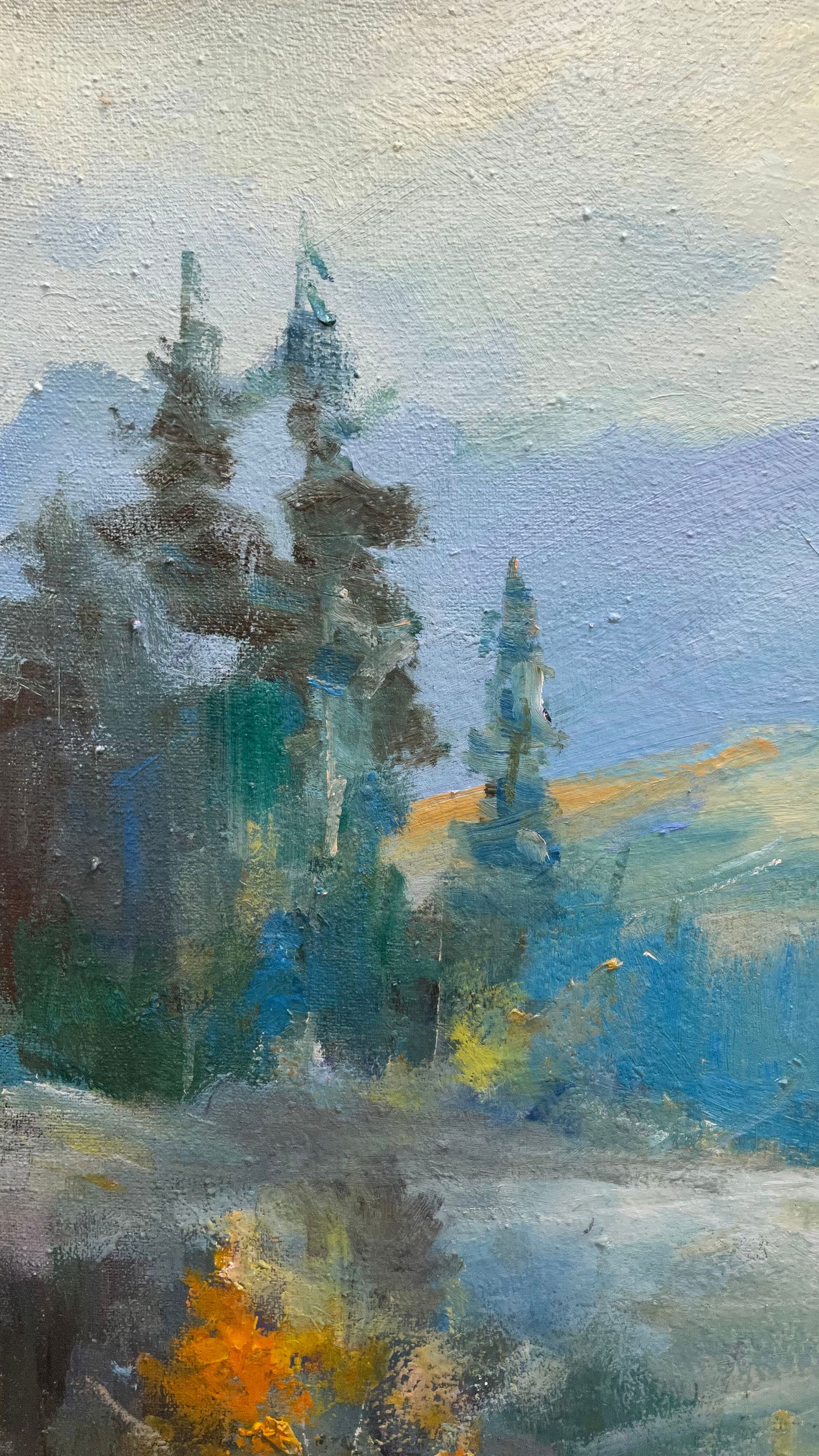 Oil painting Purple evening Ivan Romanyuk - 11