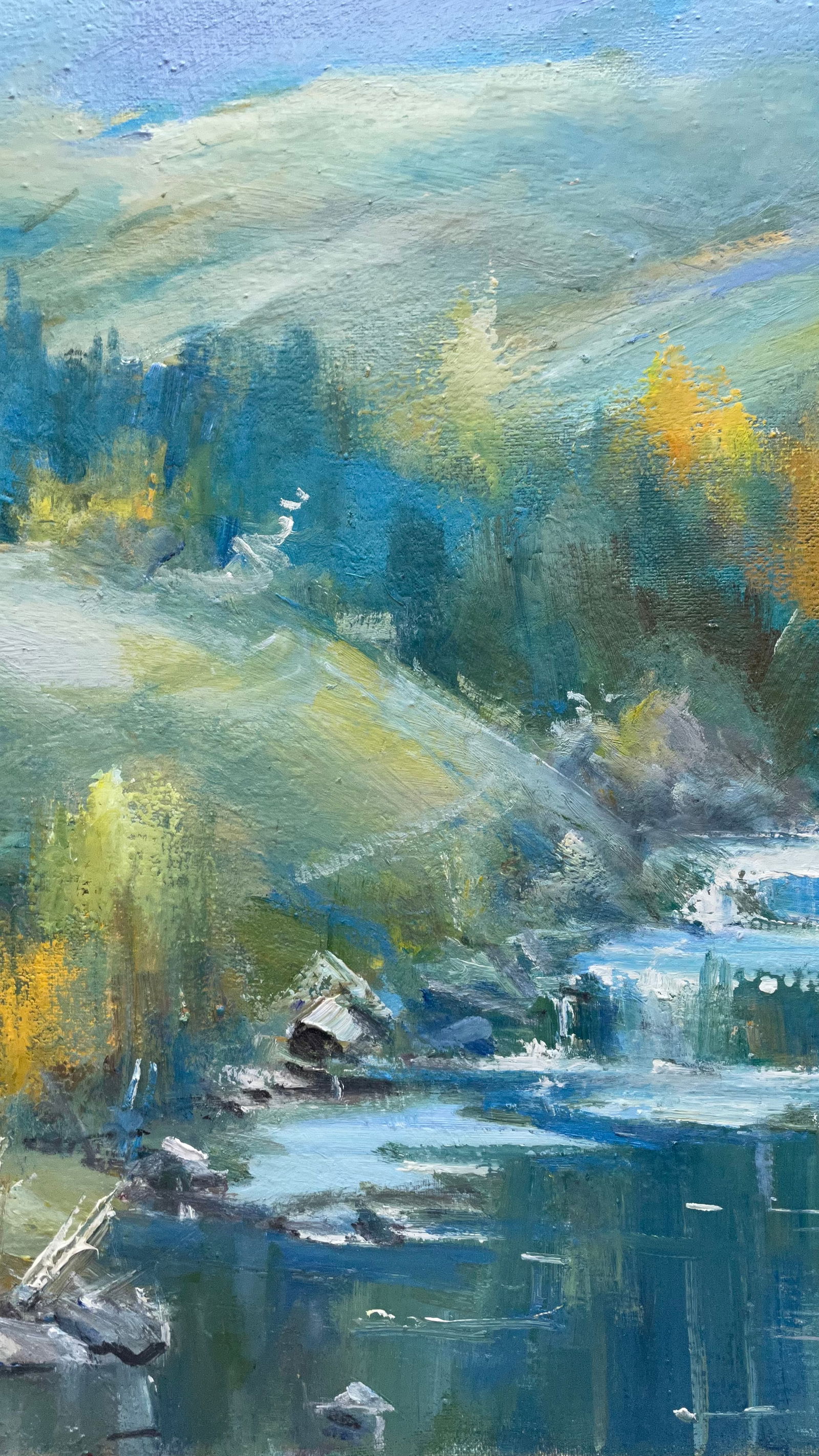 Oil painting Purple evening Ivan Romanyuk - 13