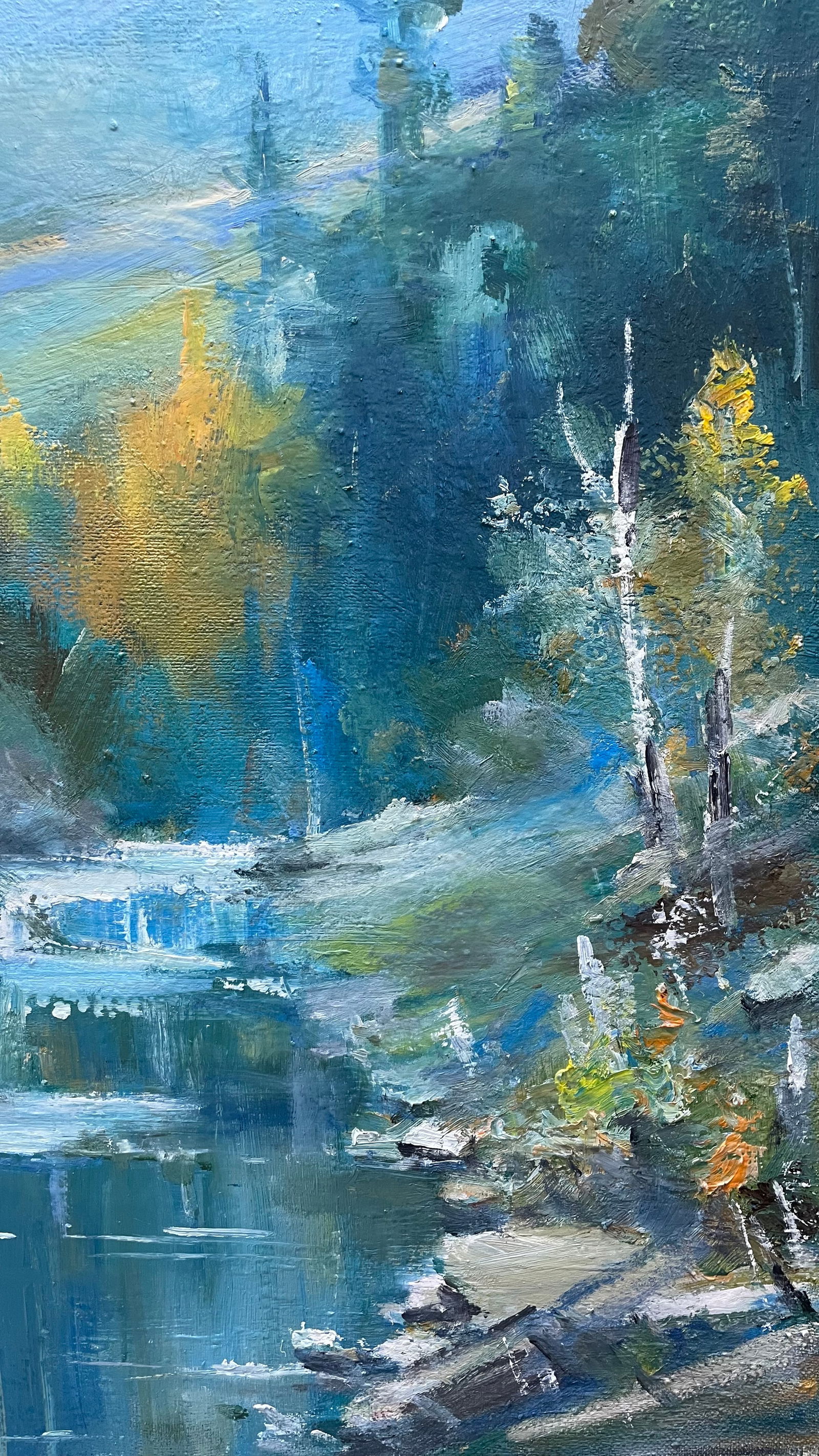 Oil painting Purple evening Ivan Romanyuk - 14