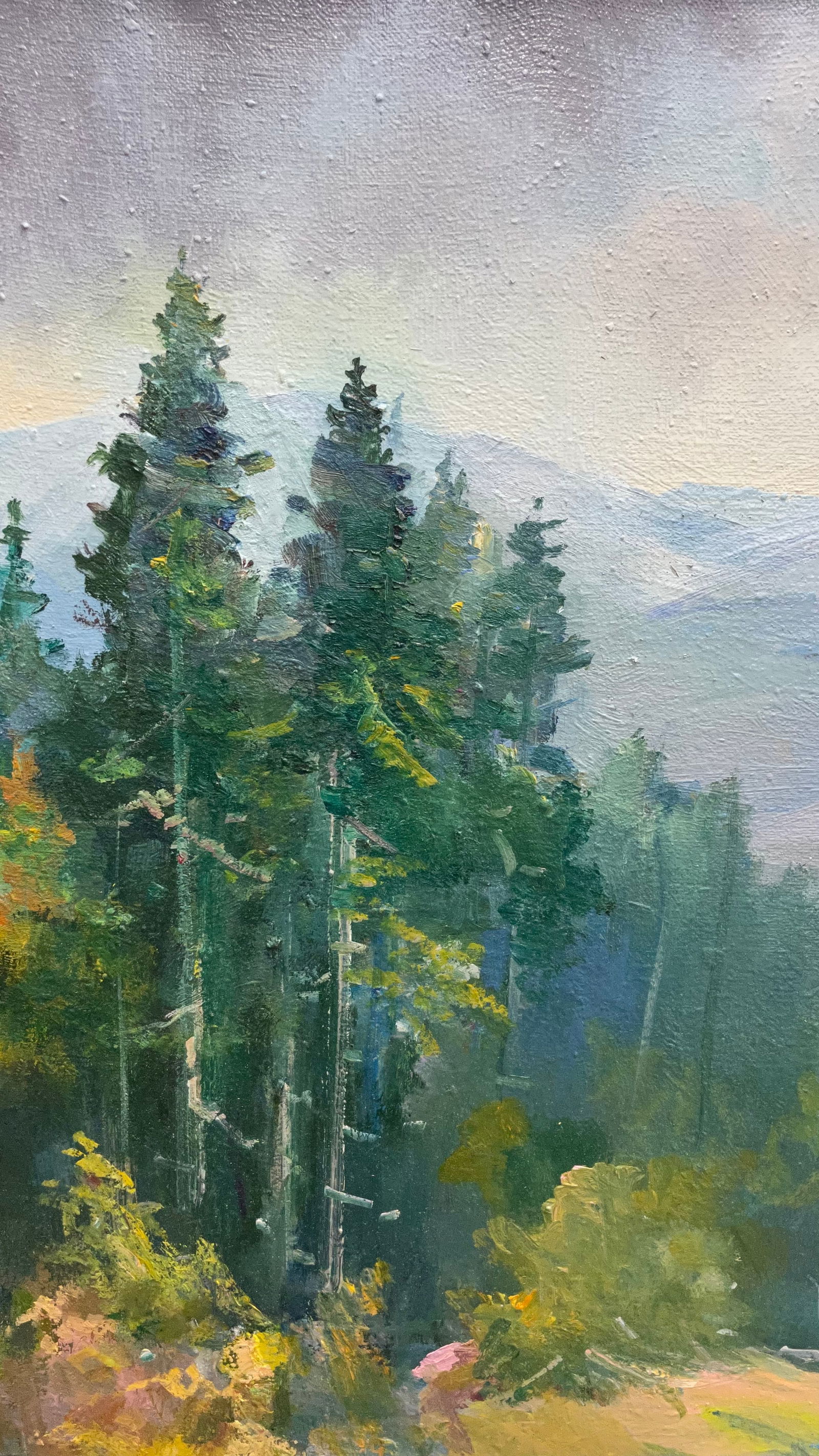 Oil painting Purple evening Ivan Romanyuk - 2