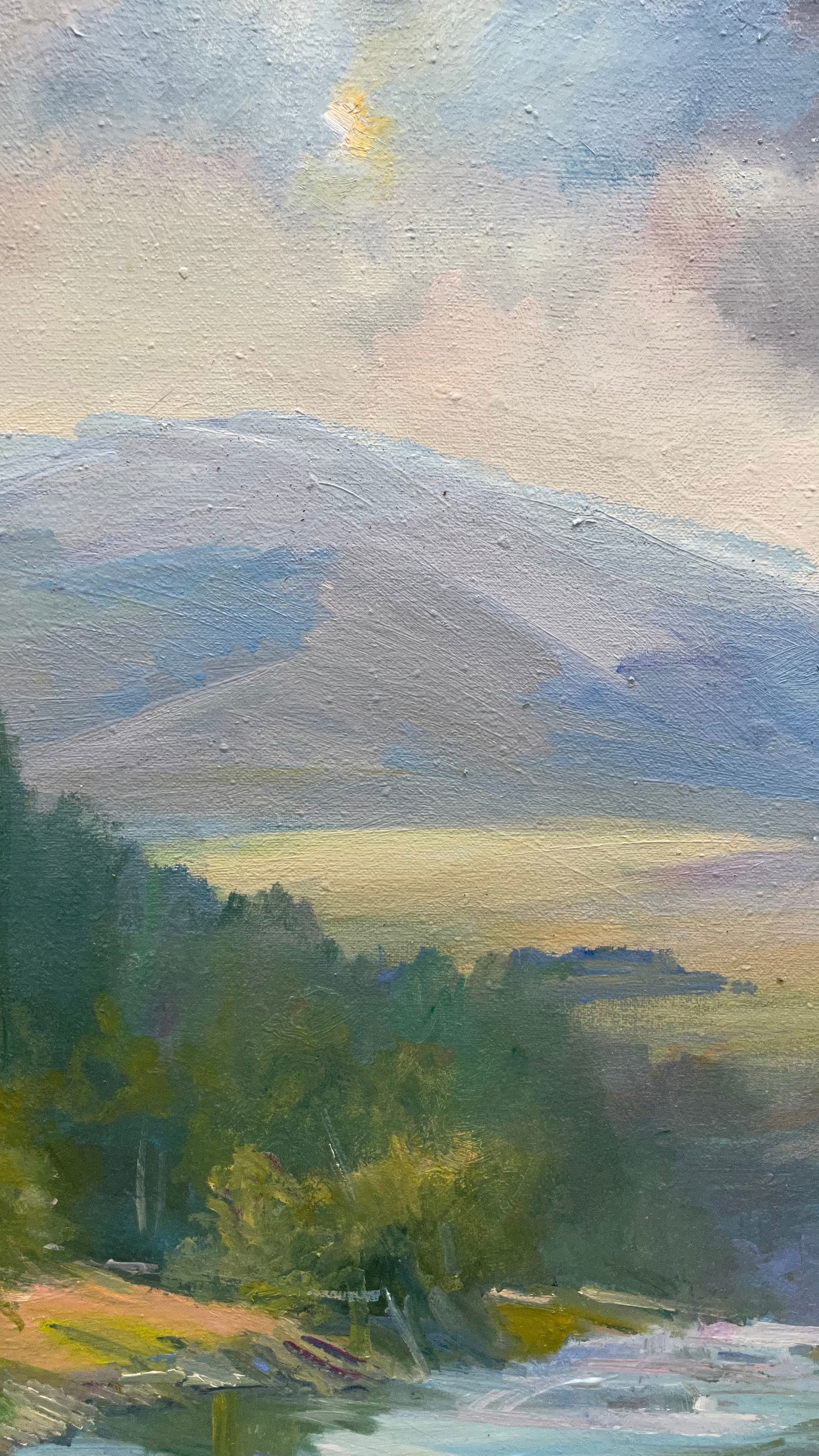 Oil painting Purple evening Ivan Romanyuk - 3