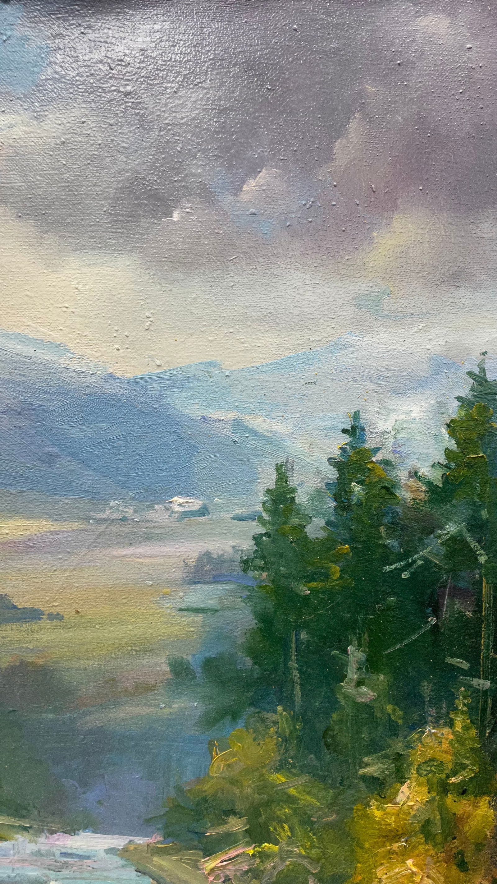 Oil painting Purple evening Ivan Romanyuk - 4