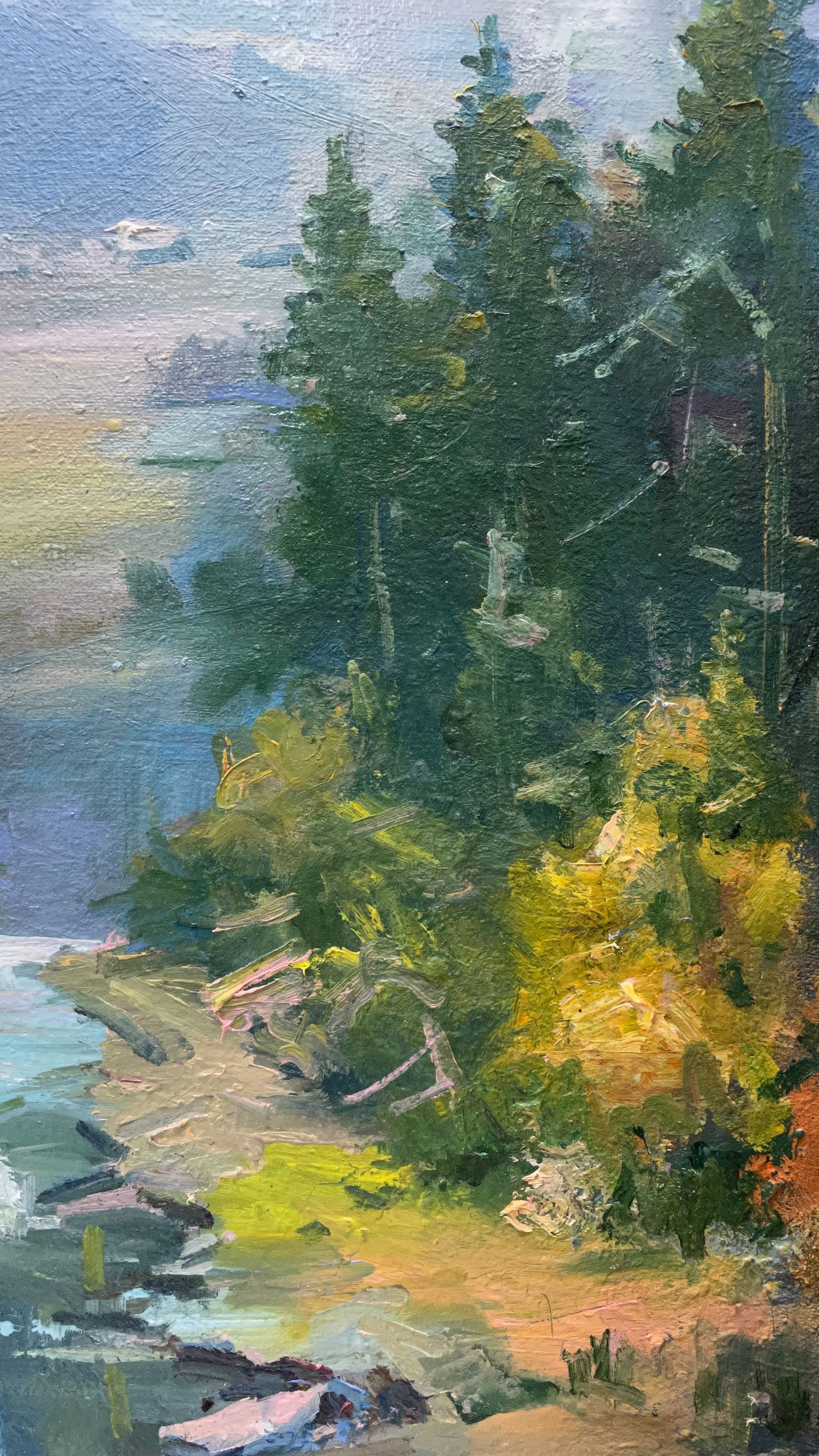 Oil painting Purple evening Ivan Romanyuk - 8