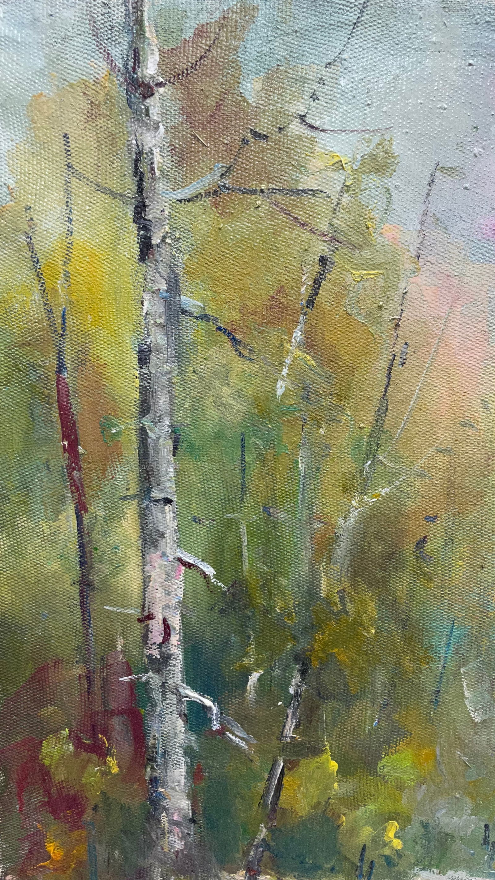 Oil painting Autumn in the forest Ivan Romanyuk - 2