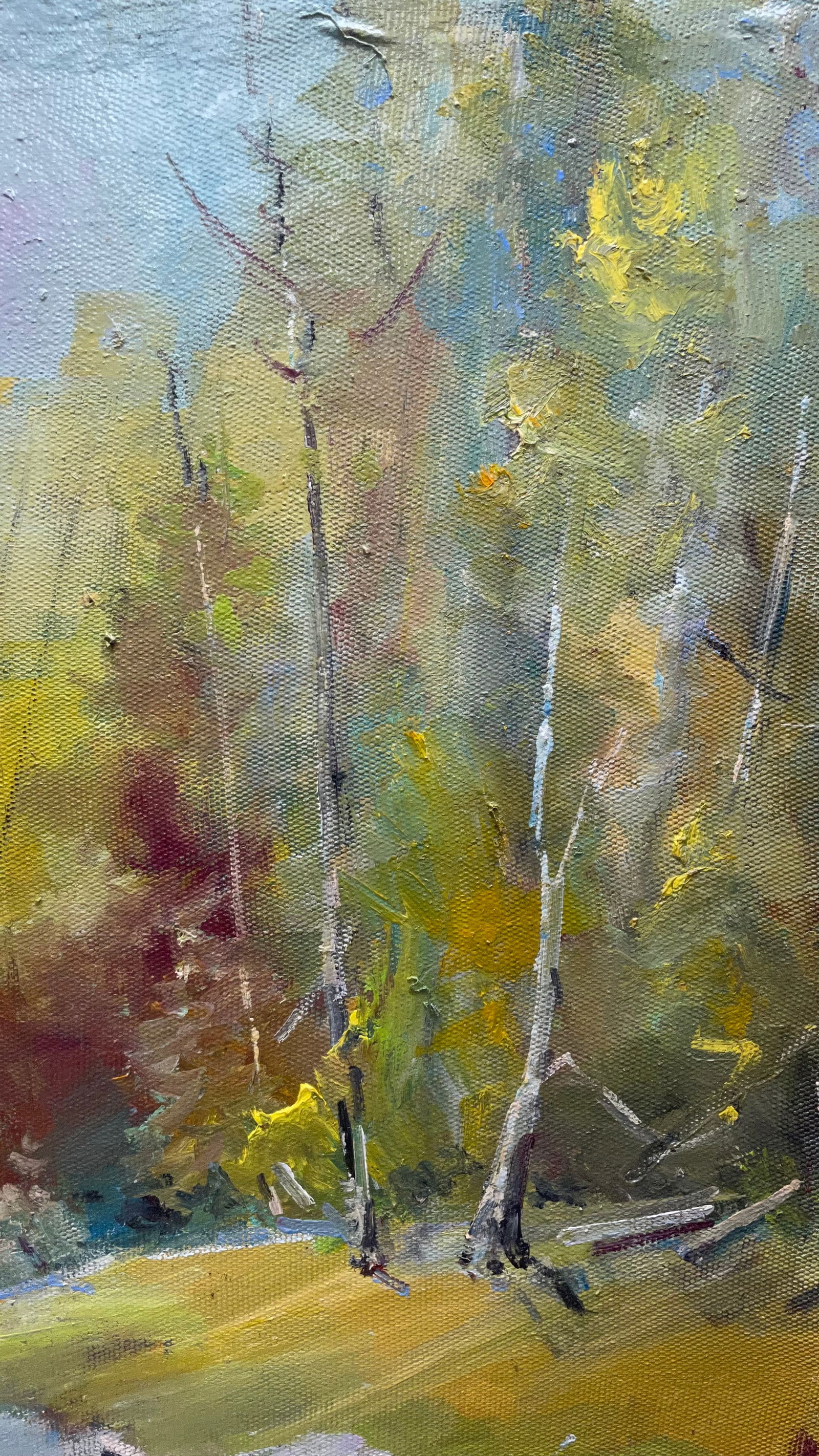 Oil painting Autumn in the forest Ivan Romanyuk - 4