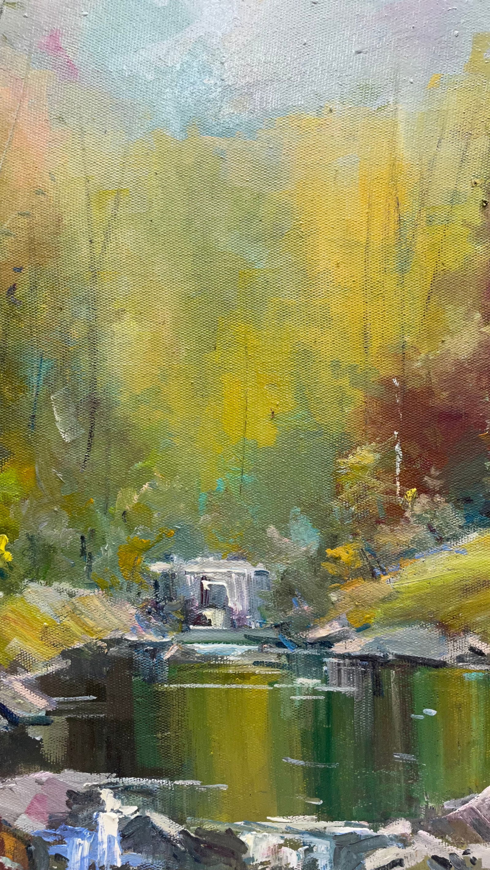 Oil painting Autumn in the forest Ivan Romanyuk - 6