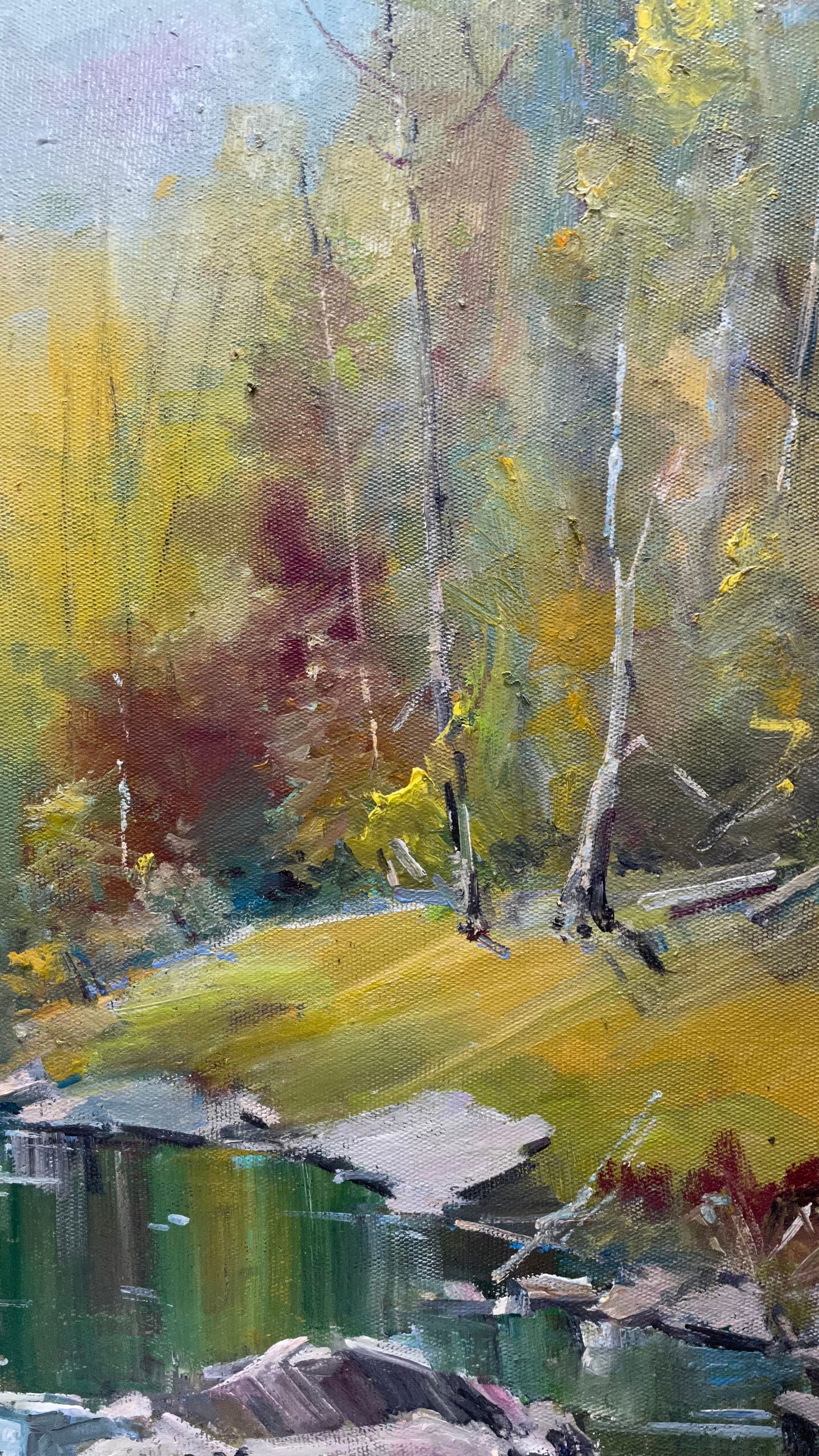 Oil painting Autumn in the forest Ivan Romanyuk - 7