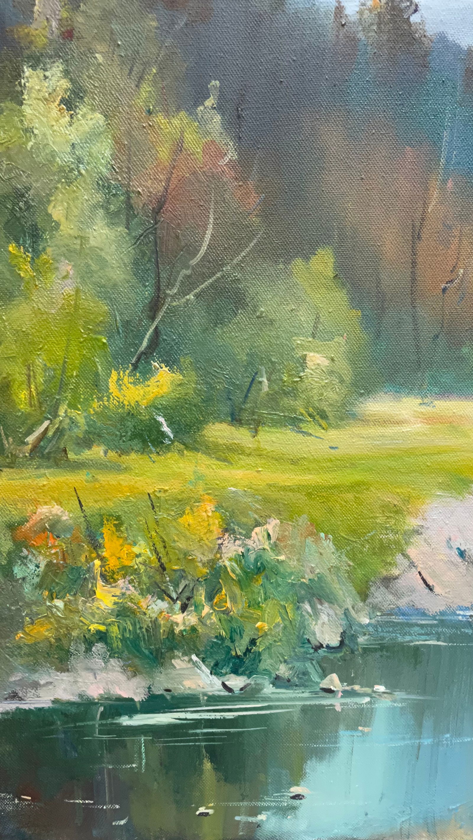 Oil painting Huge Christmas trees Ivan Romanyuk - 5