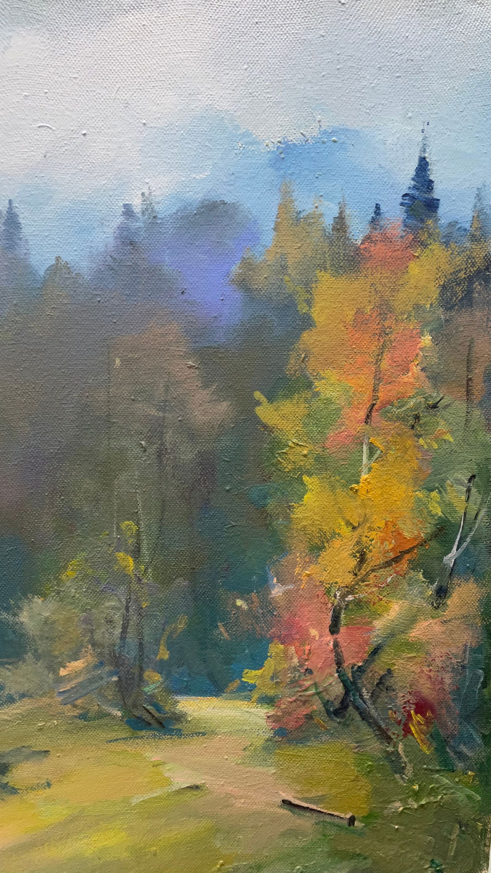 Oil painting Wind in th mountains Ivan Romanyuk - 4