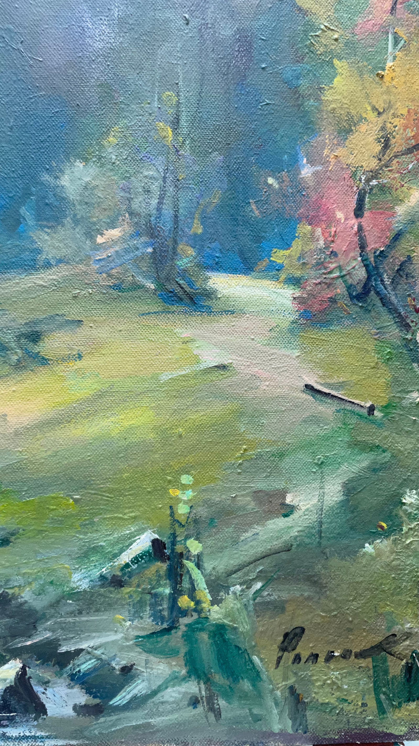 Oil painting Wind in th mountains Ivan Romanyuk - 7