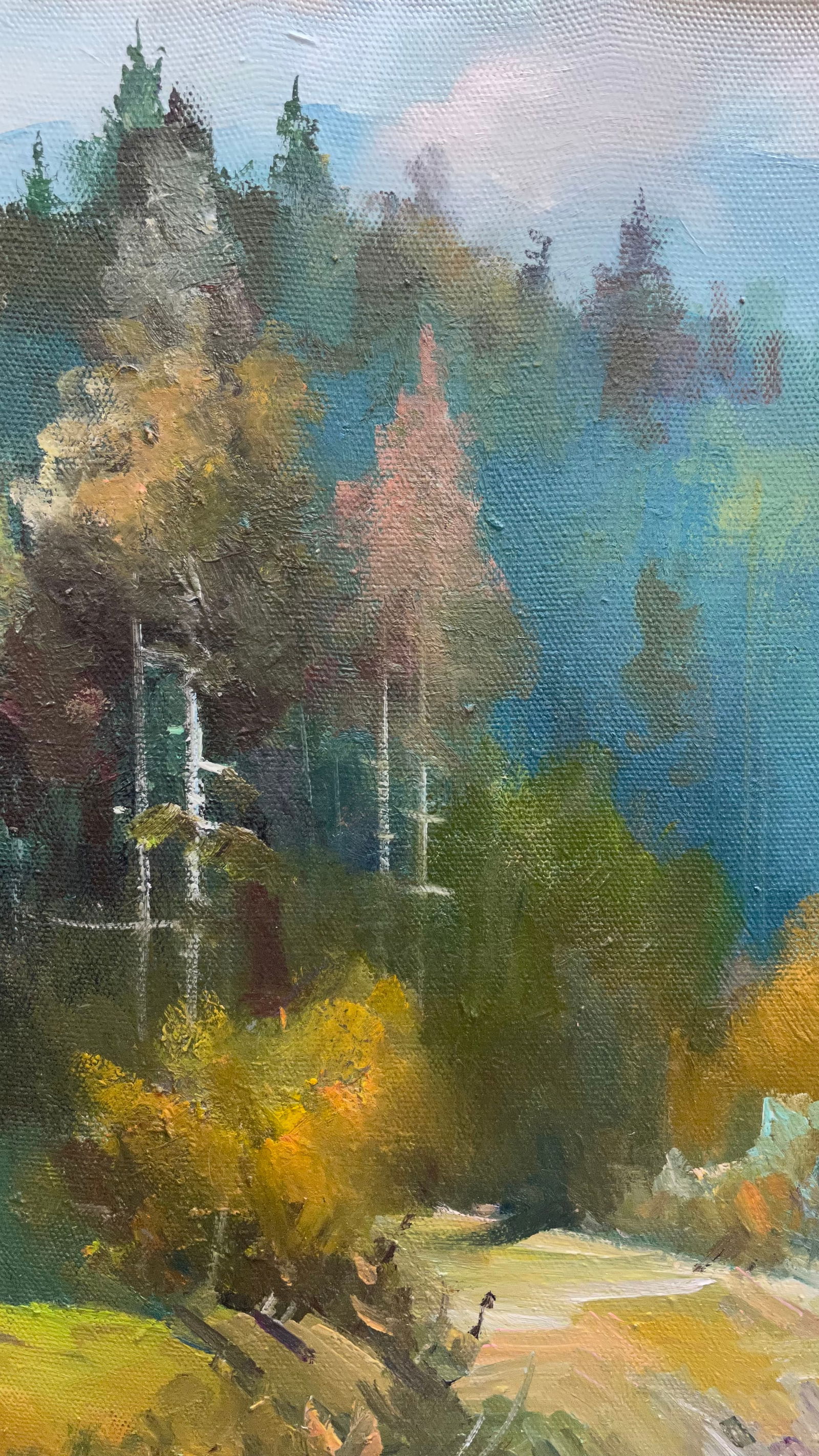 Oil painting Silent hills Ivan Romanyuk - 2