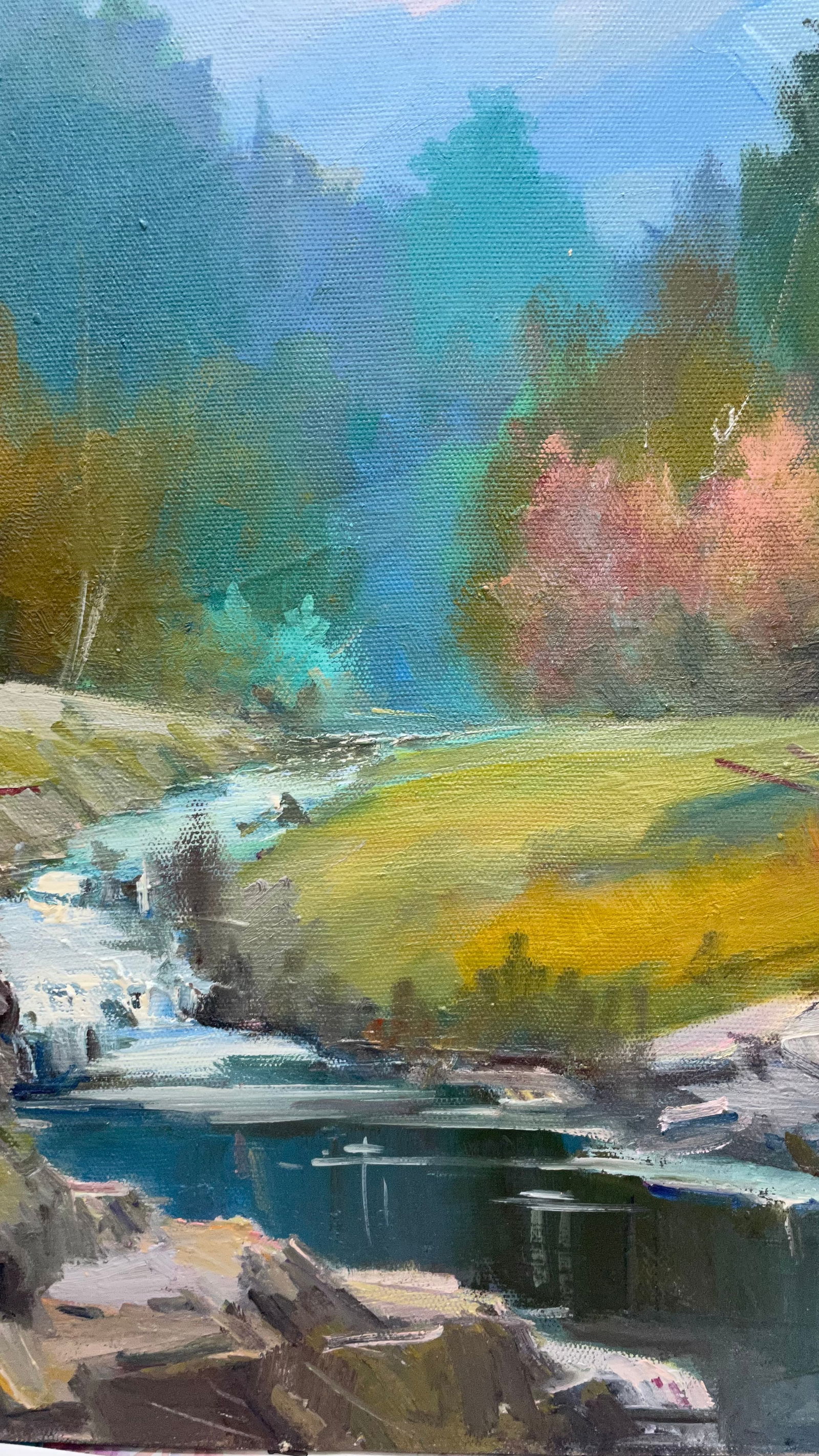 Oil painting Silent hills Ivan Romanyuk - 6