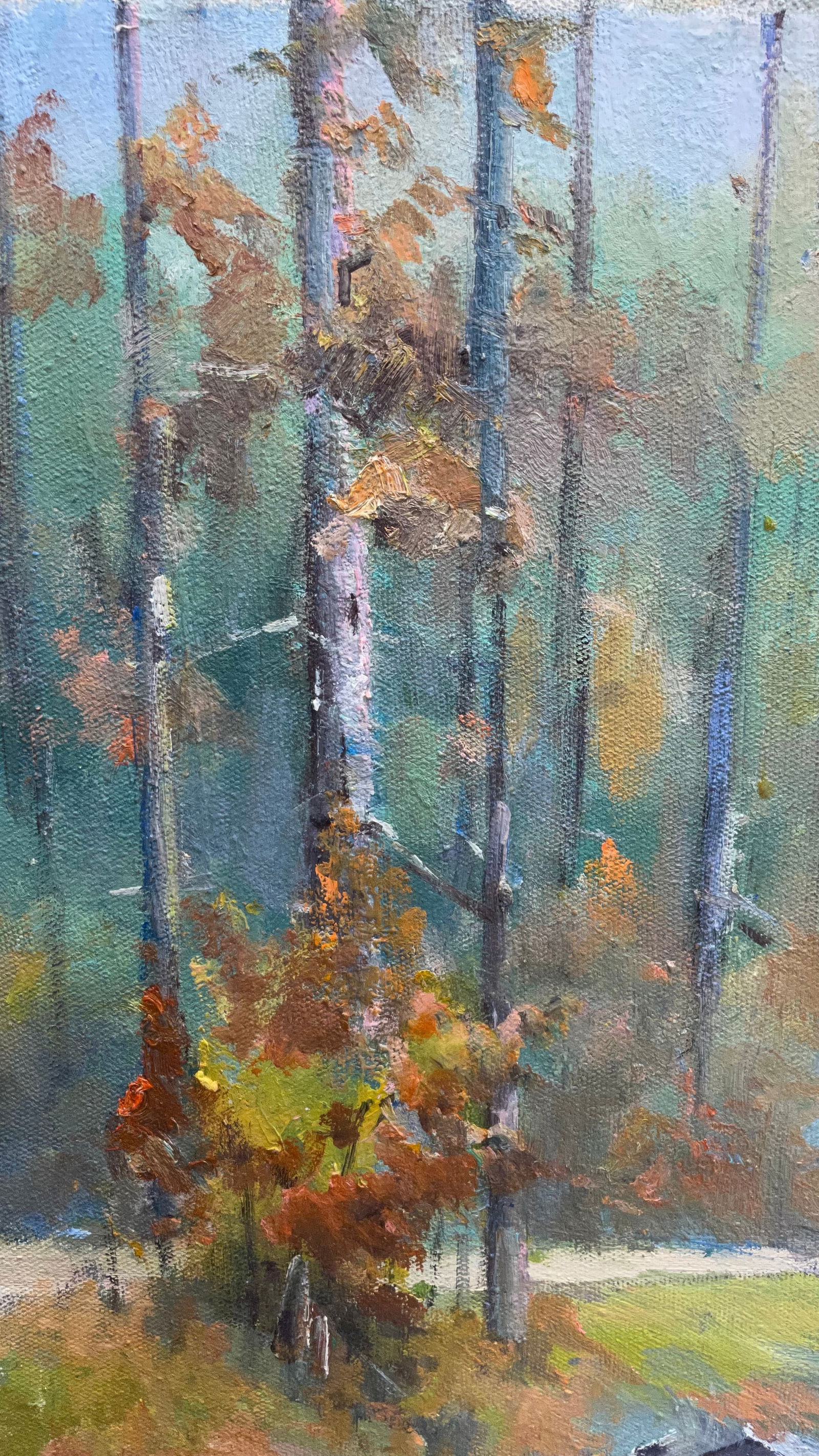 Oil painting Autumn morning Ivan Romanyuk - 2