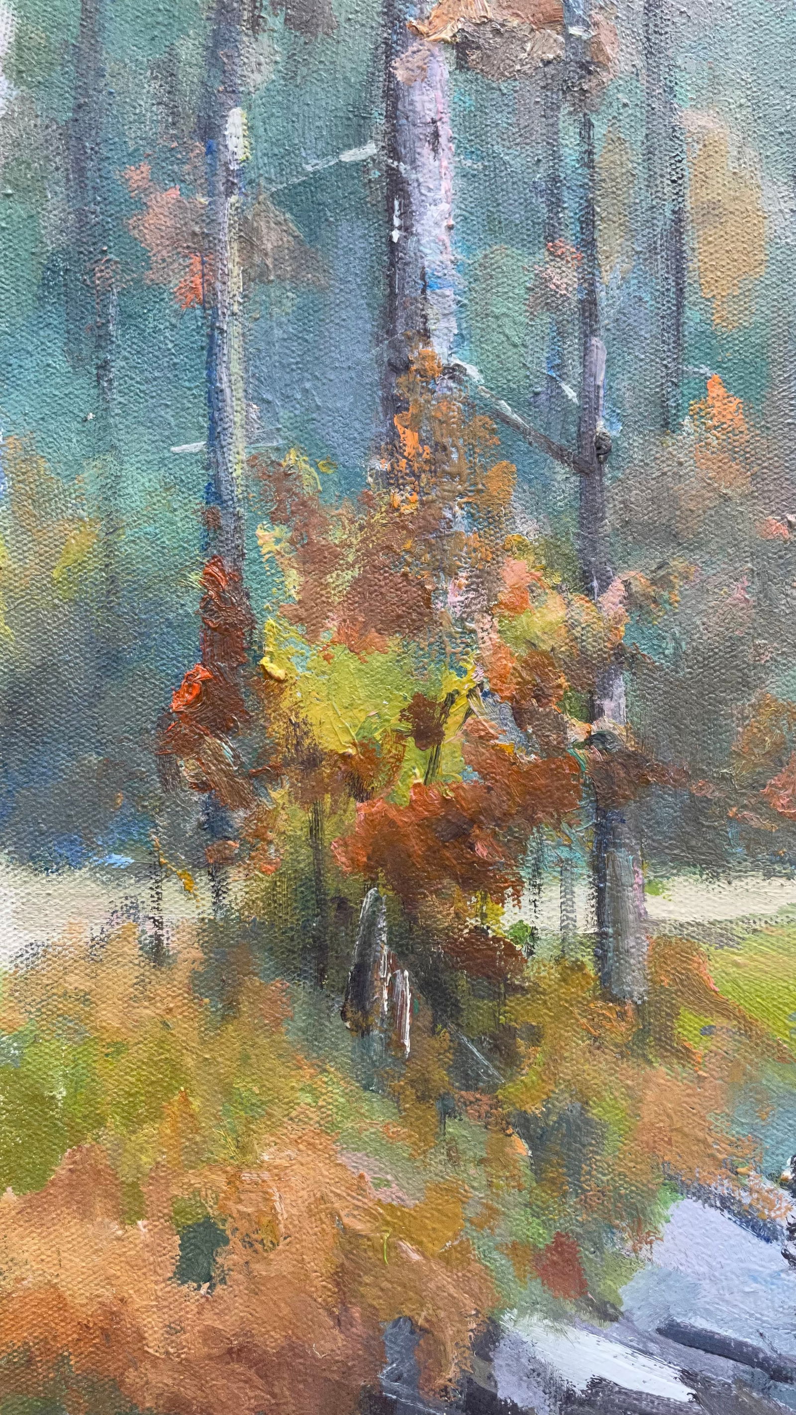 Oil painting Autumn morning Ivan Romanyuk - 5