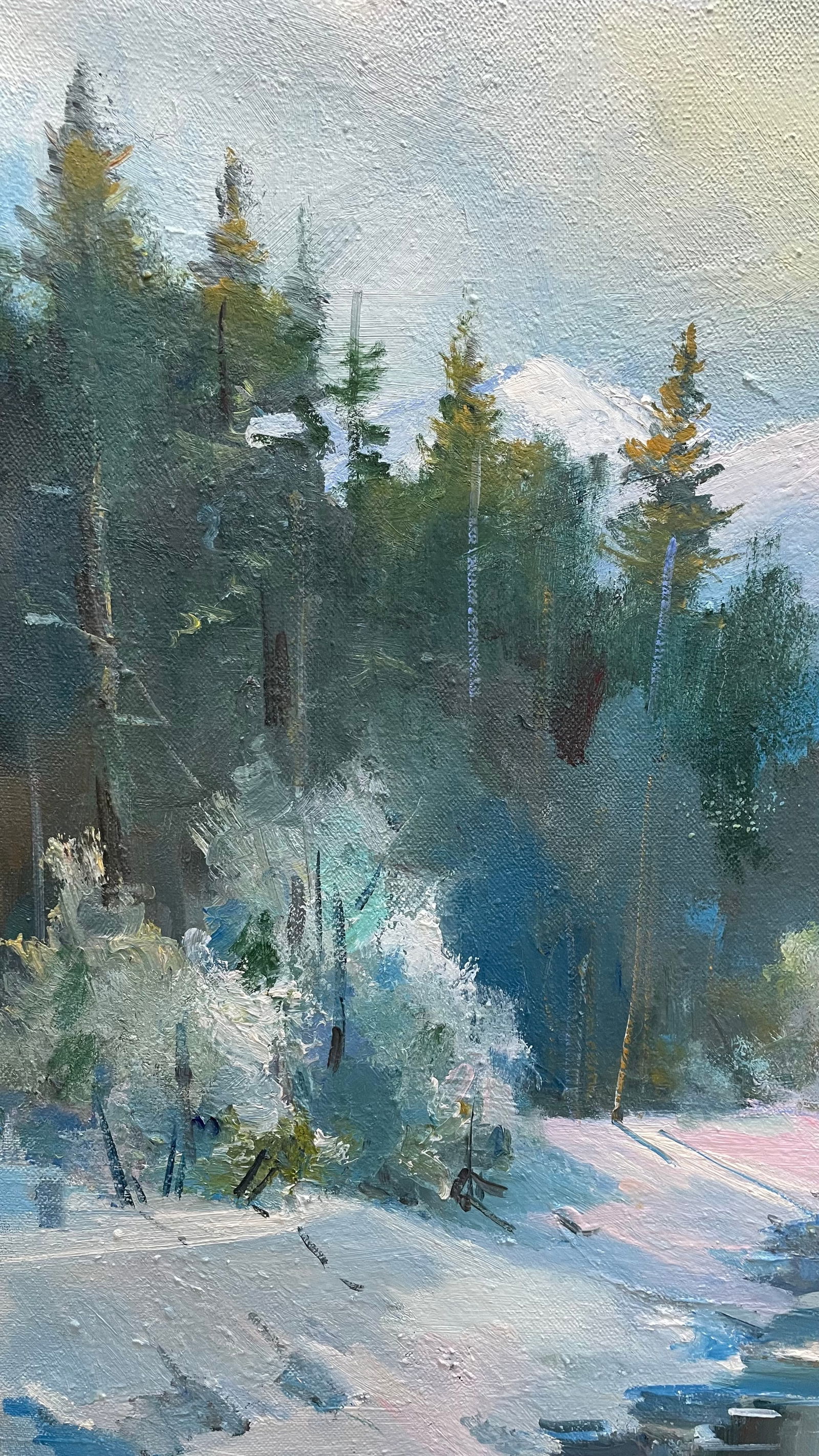 Oil painting Magic winter Ivan Romanyuk - 2