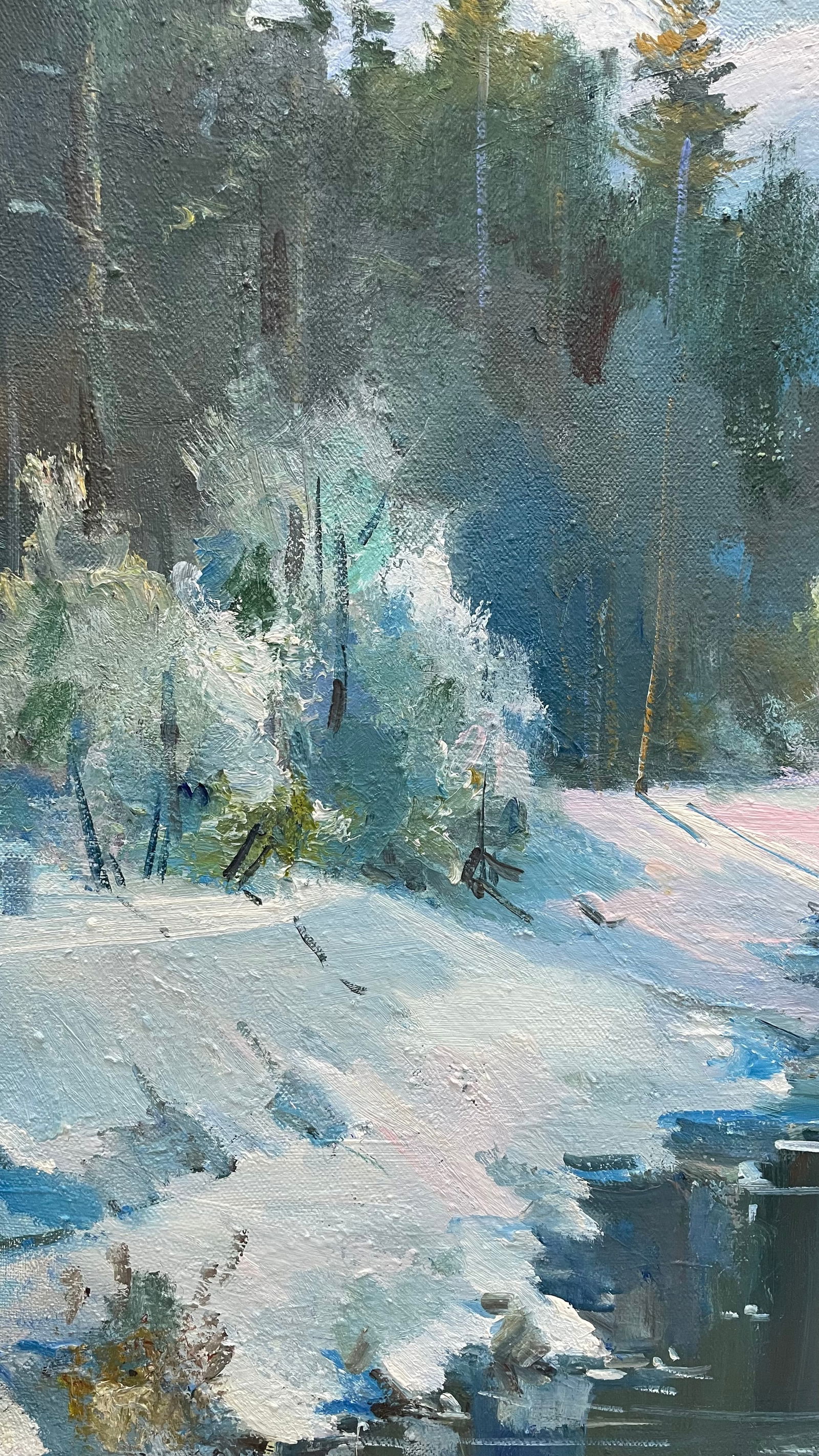 Oil painting Magic winter Ivan Romanyuk - 5